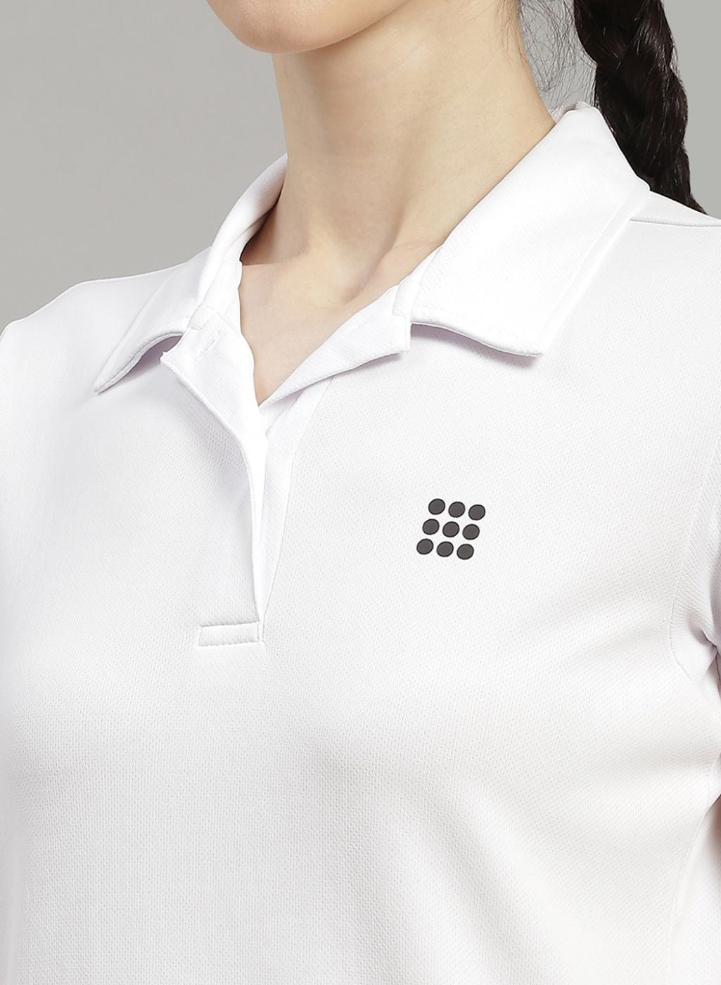 Rock.it Women White Solid T-Shirt