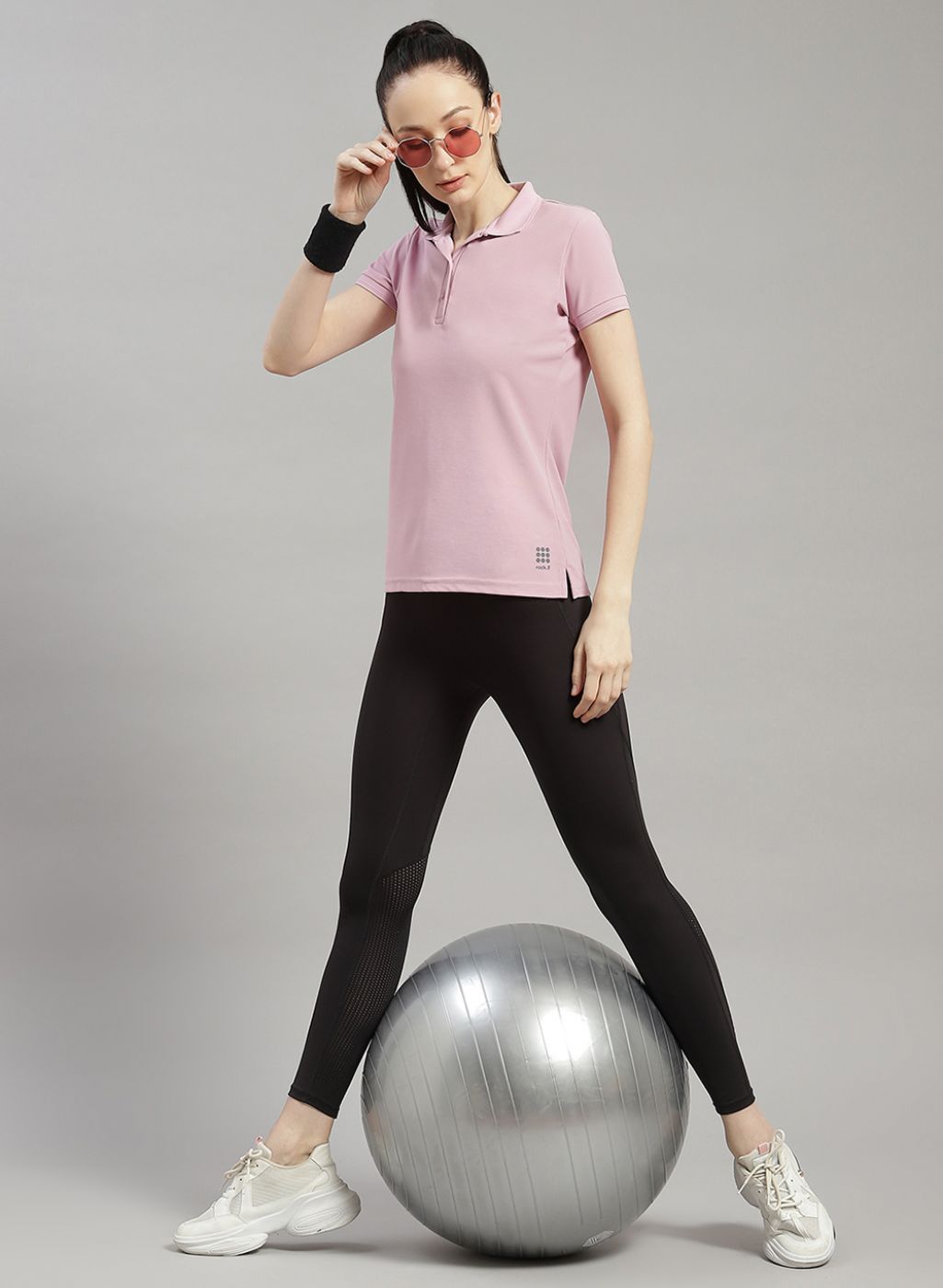 Rock.it Women Purple Solid T-Shirt