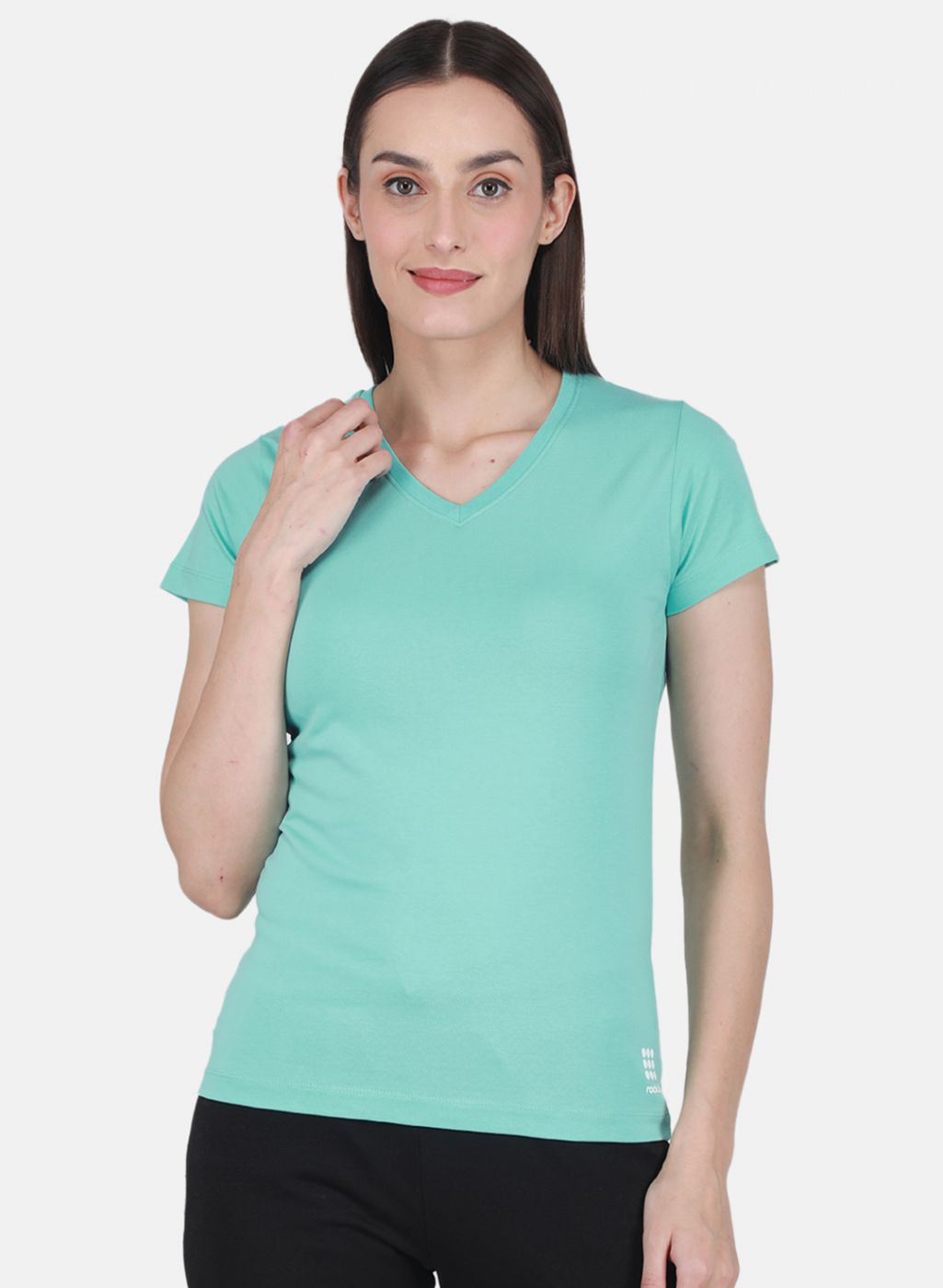 Rock.it Women Turquoise Blue Solid Top