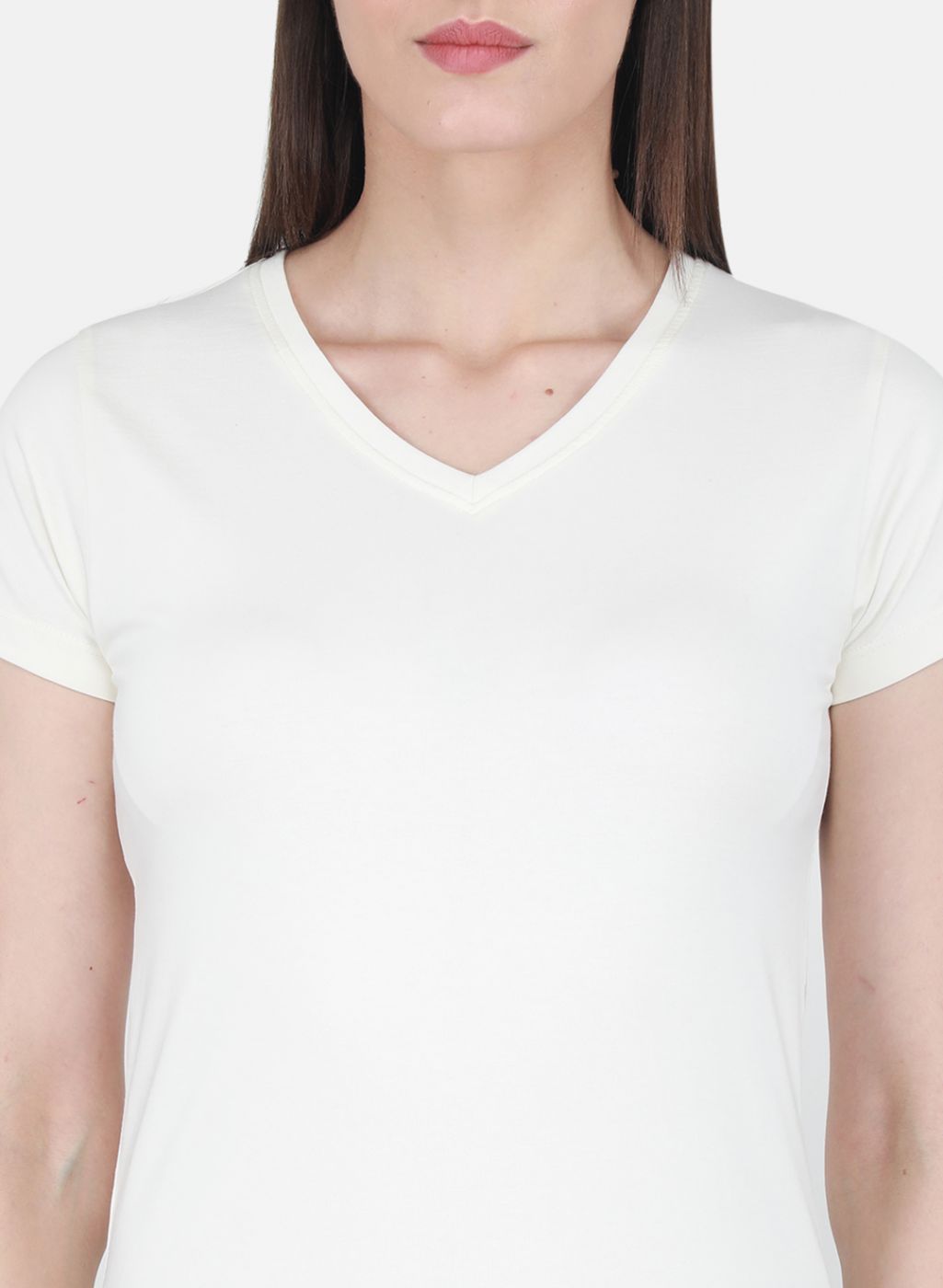 Rock.it Women Off White Solid Top