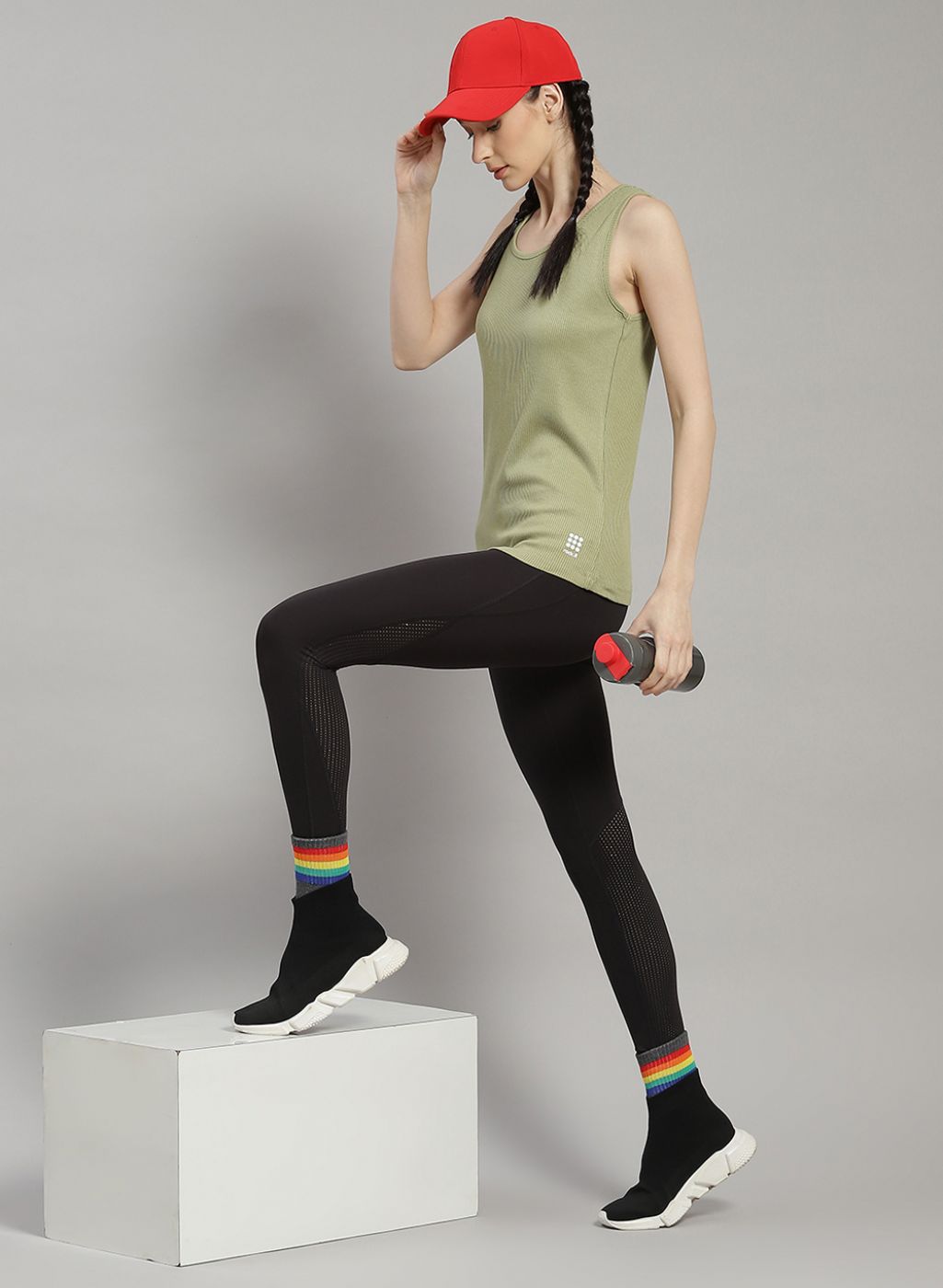 Rock.it Women Green Solid Top