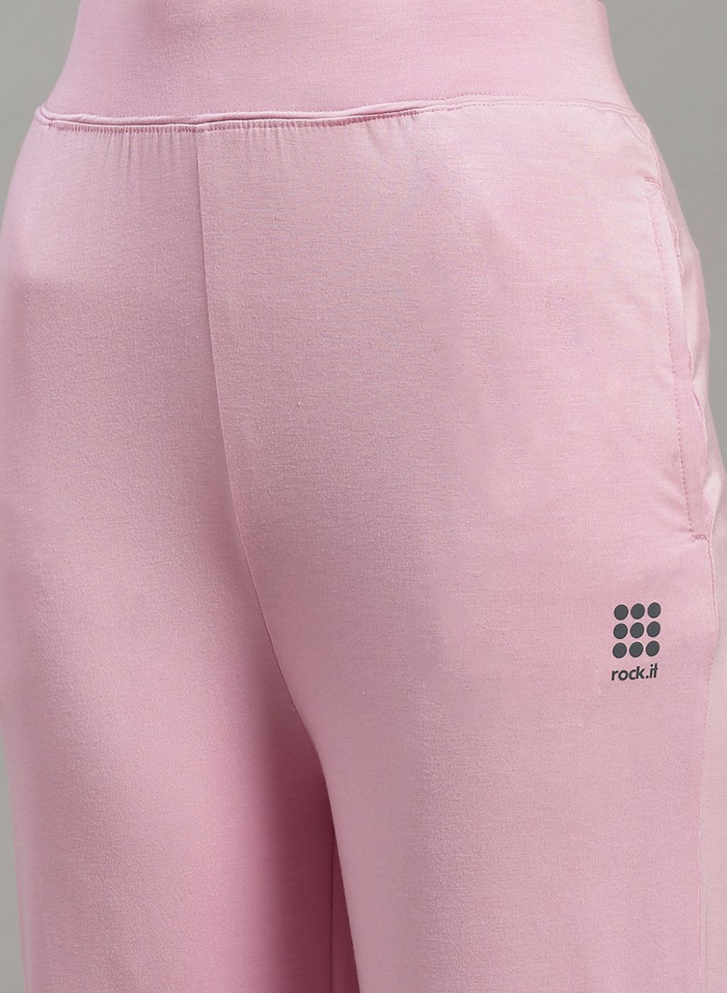 Women Pink Solid Trackpants