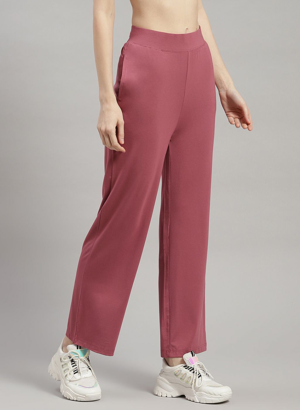 Rock.it Women Red Solid Trackpant