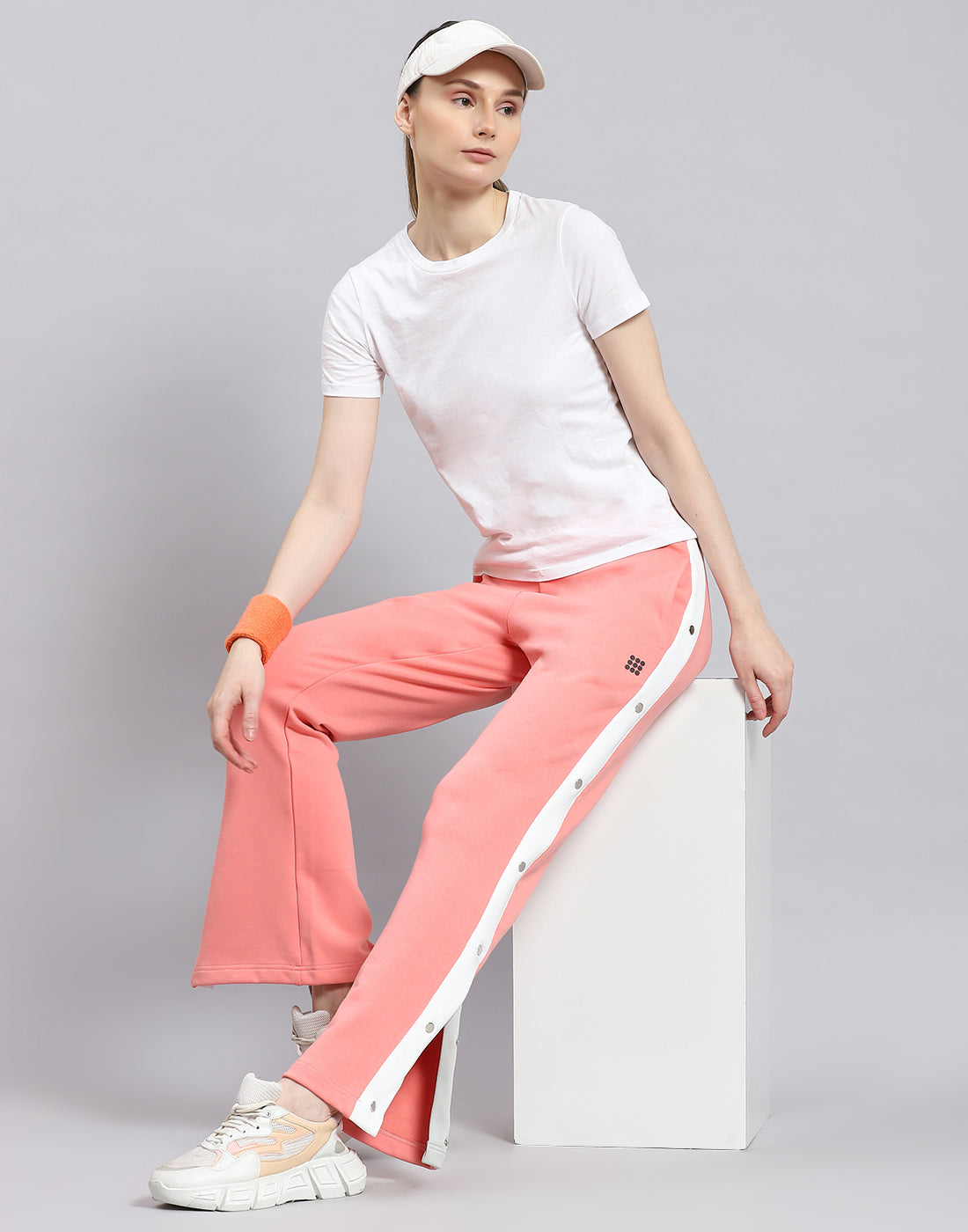 Rock.it Women Pink Solid Regular Fit Lower