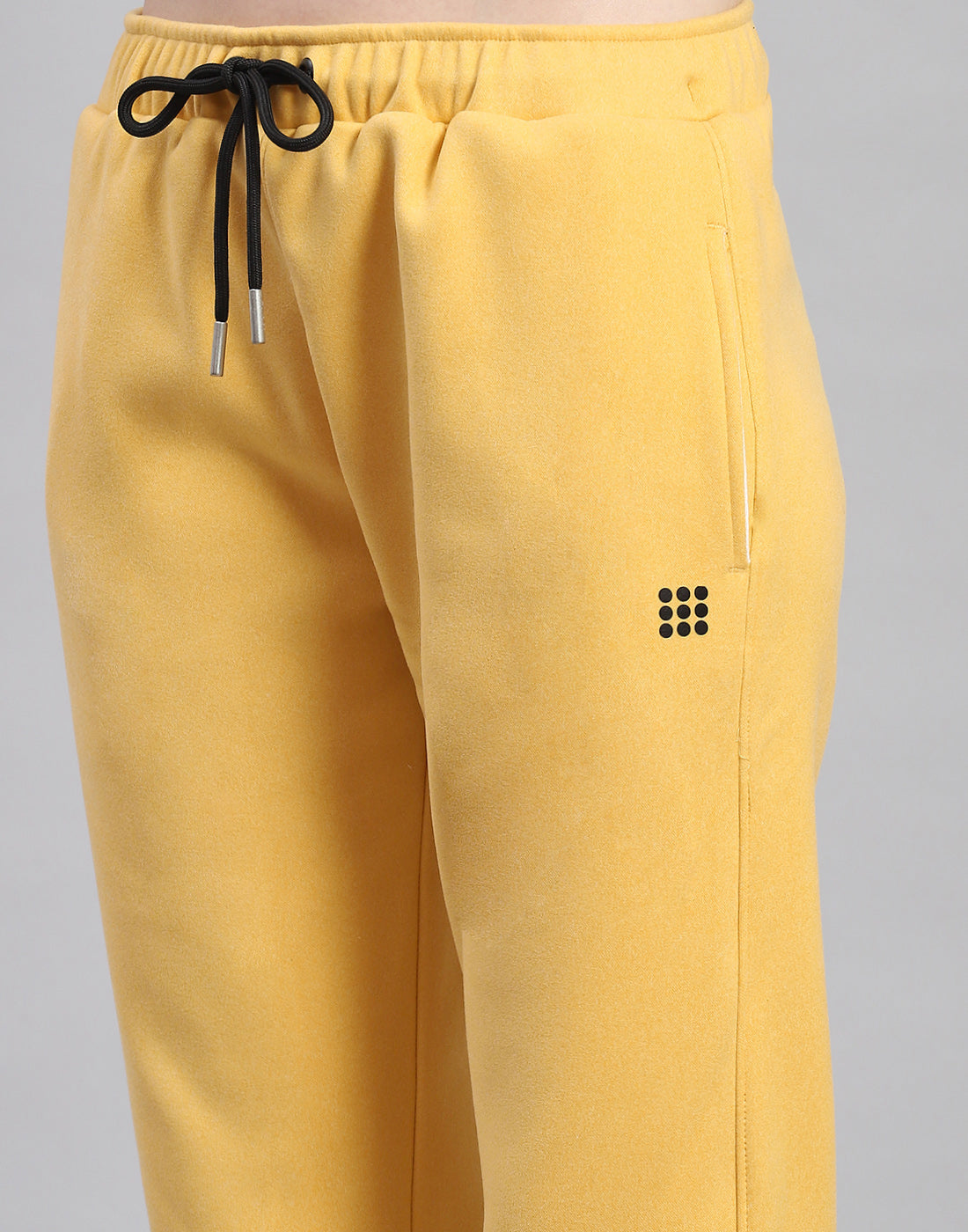 Rock.it Women Yellow Solid Regular Fit Winter Lower