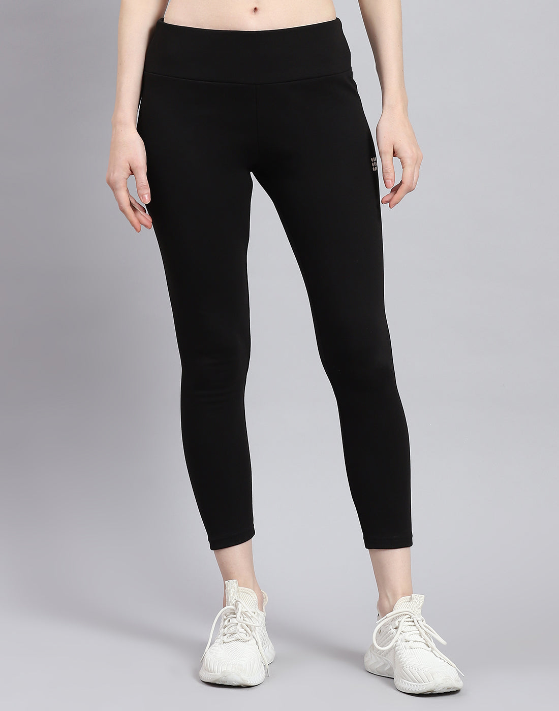 Rock.it Women Black Solid Regular Fit Legging
