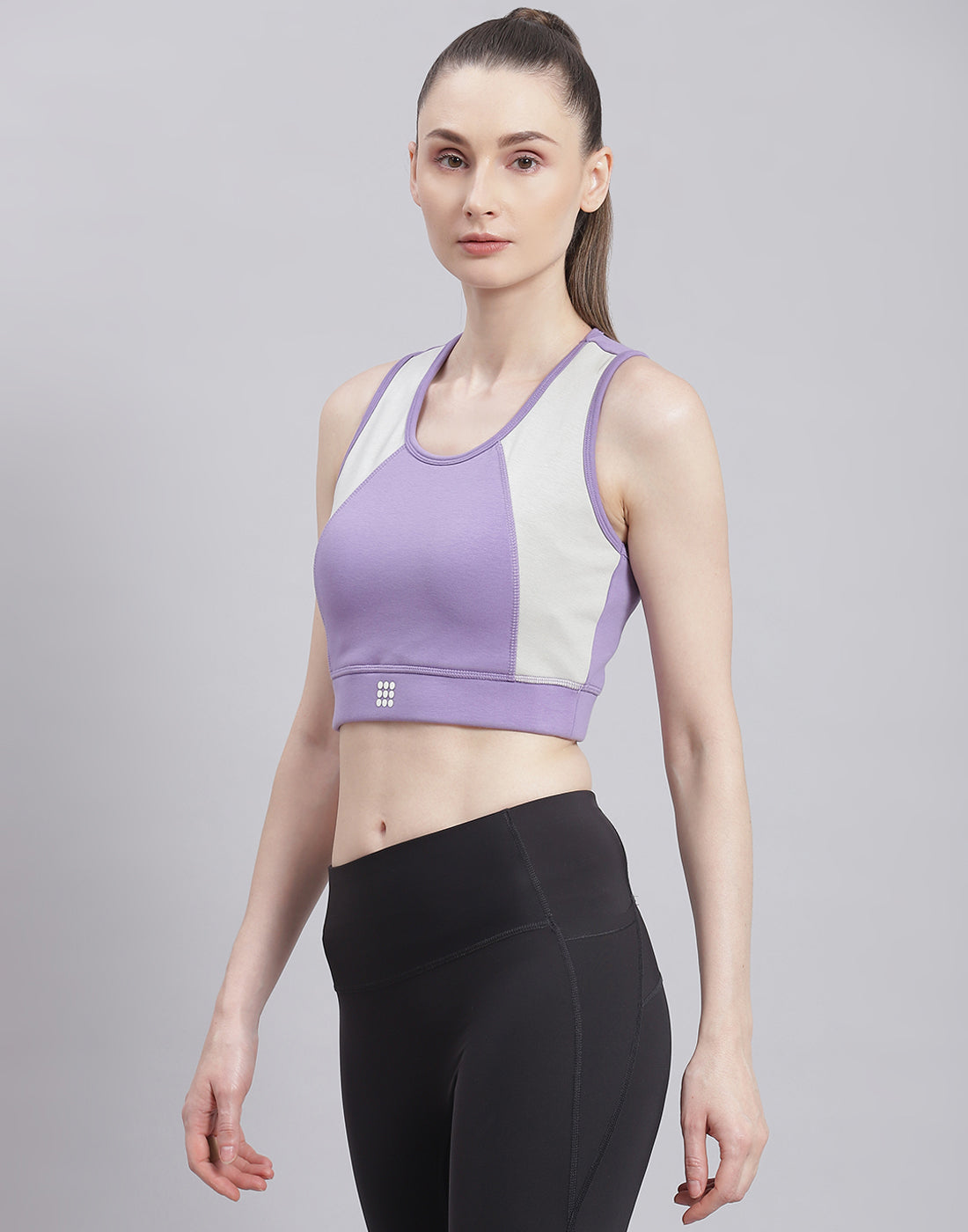 Rock.it Women Purple Solid Sports Bra