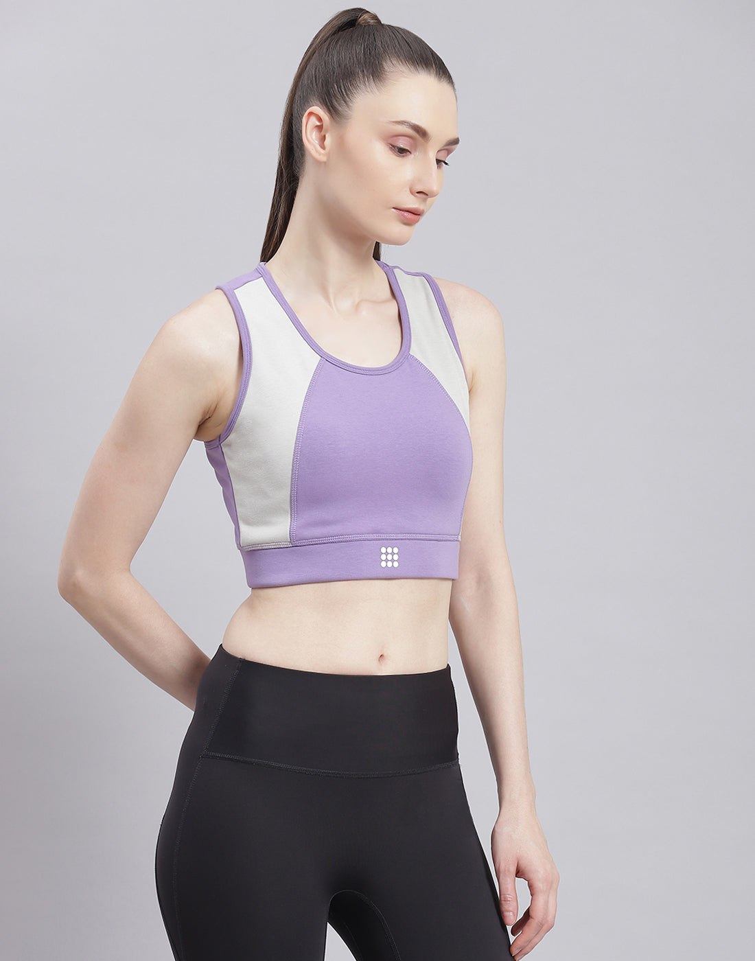 Rock.it Women Purple Solid Sports Bra