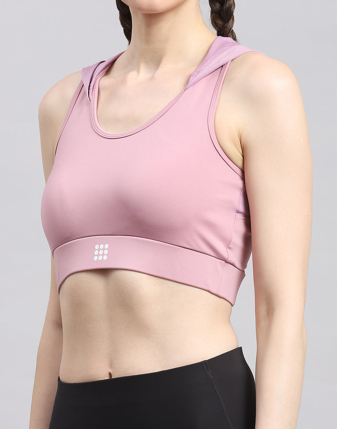 Rock.it Women Pink Solid Sports Bra