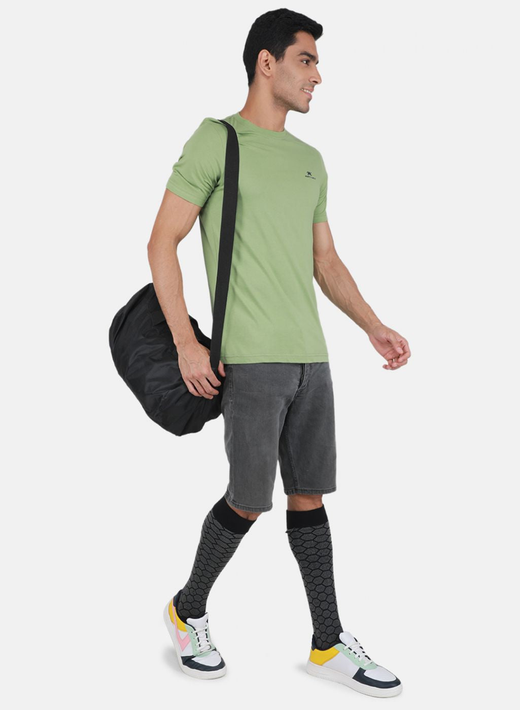 Men Multicolor Solid T-Shirt