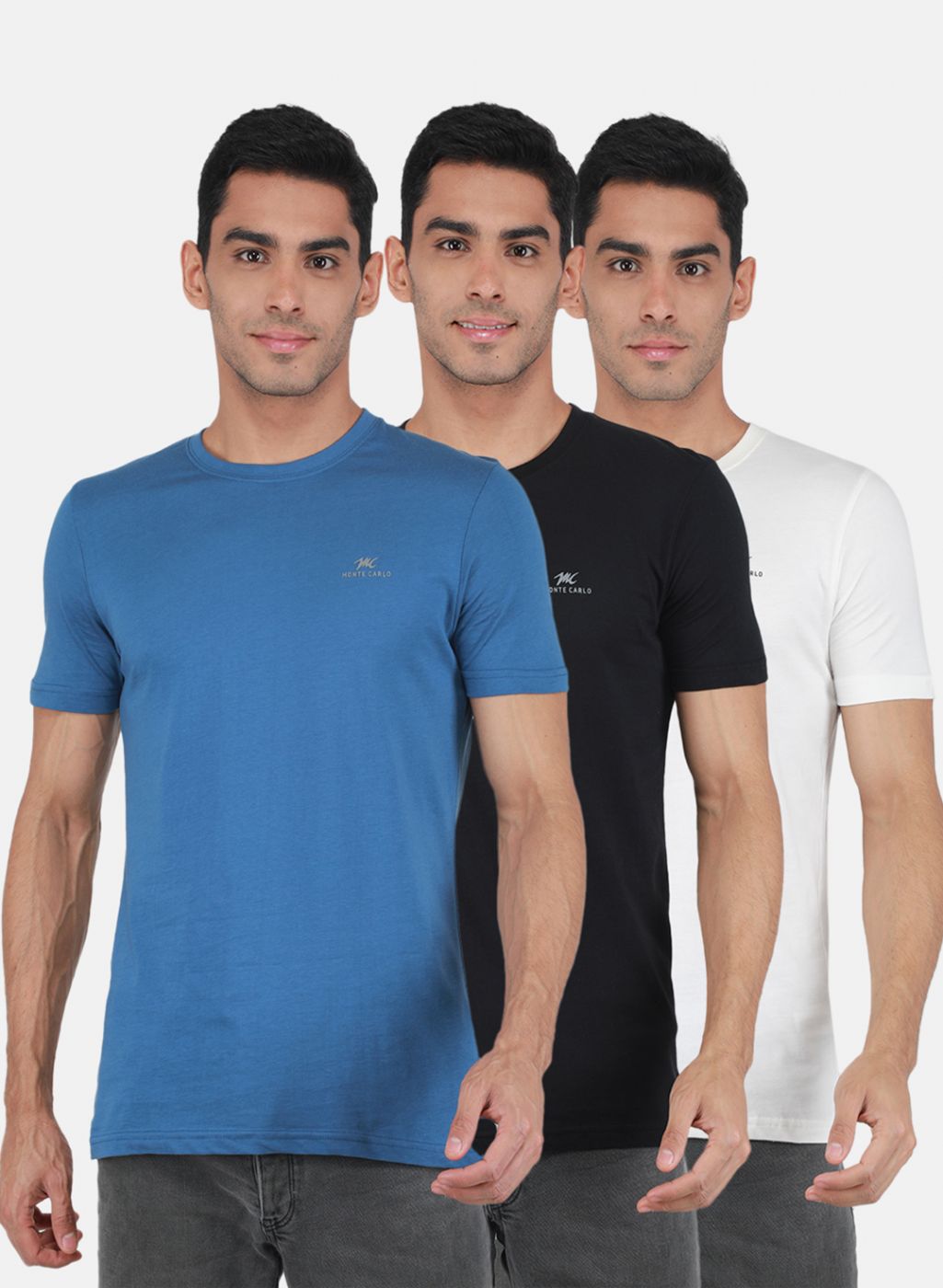 Men Multicolor Solid T-Shirt