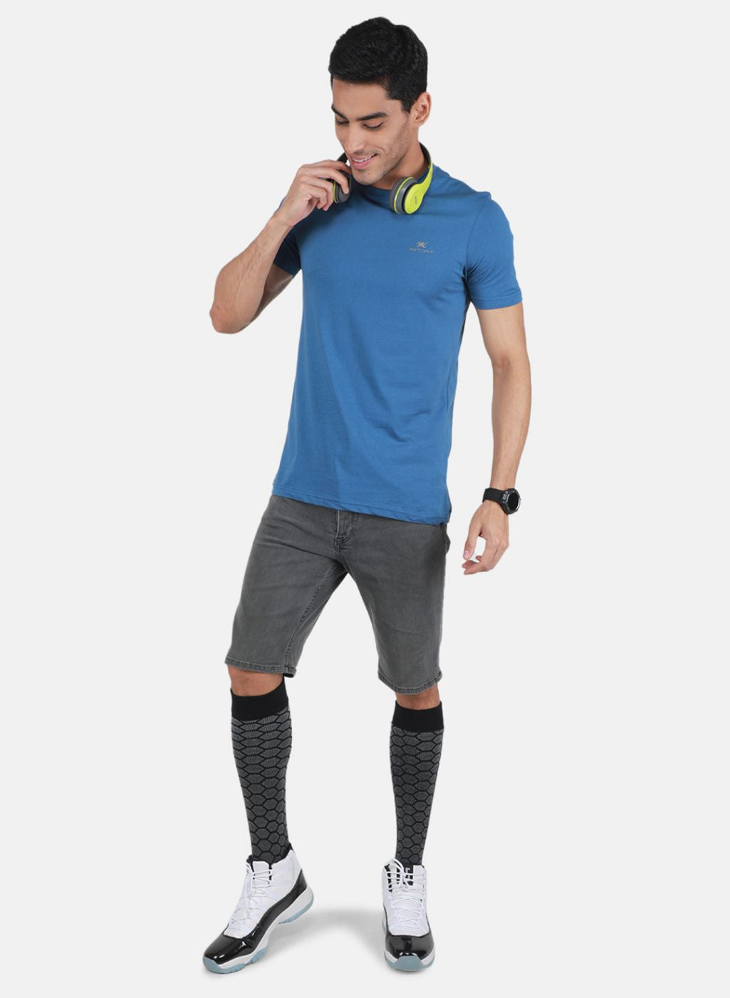 Men Multicolor Solid T-Shirt