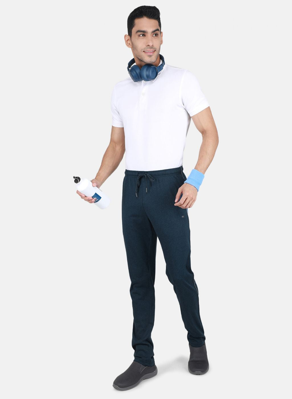 Men NAvy Blue Regular Fit Lower