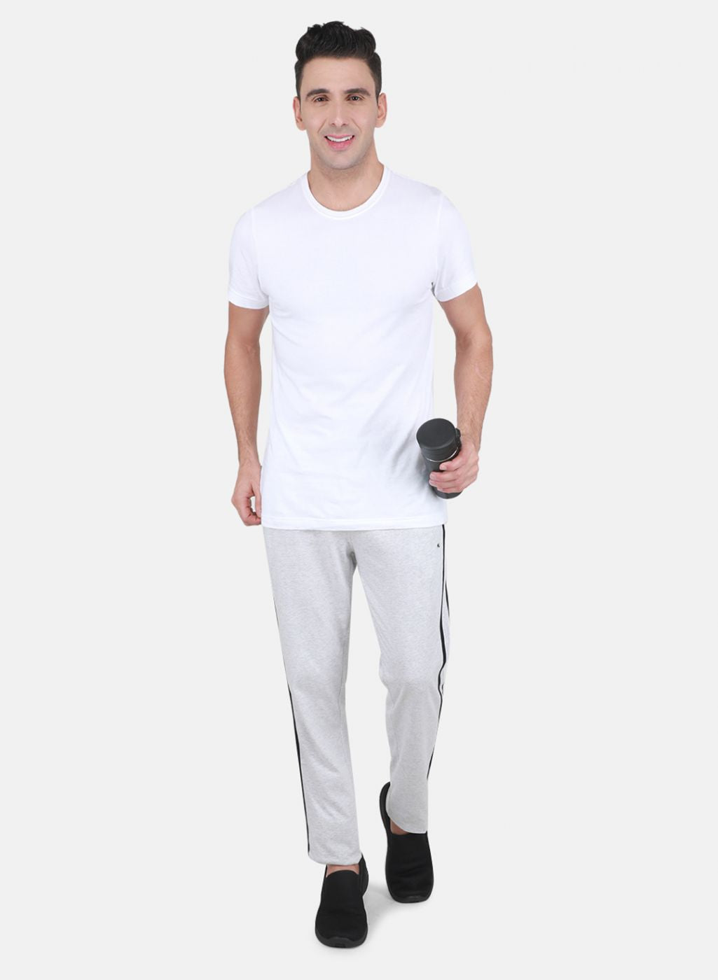 Men Grey Regular Fit Lower