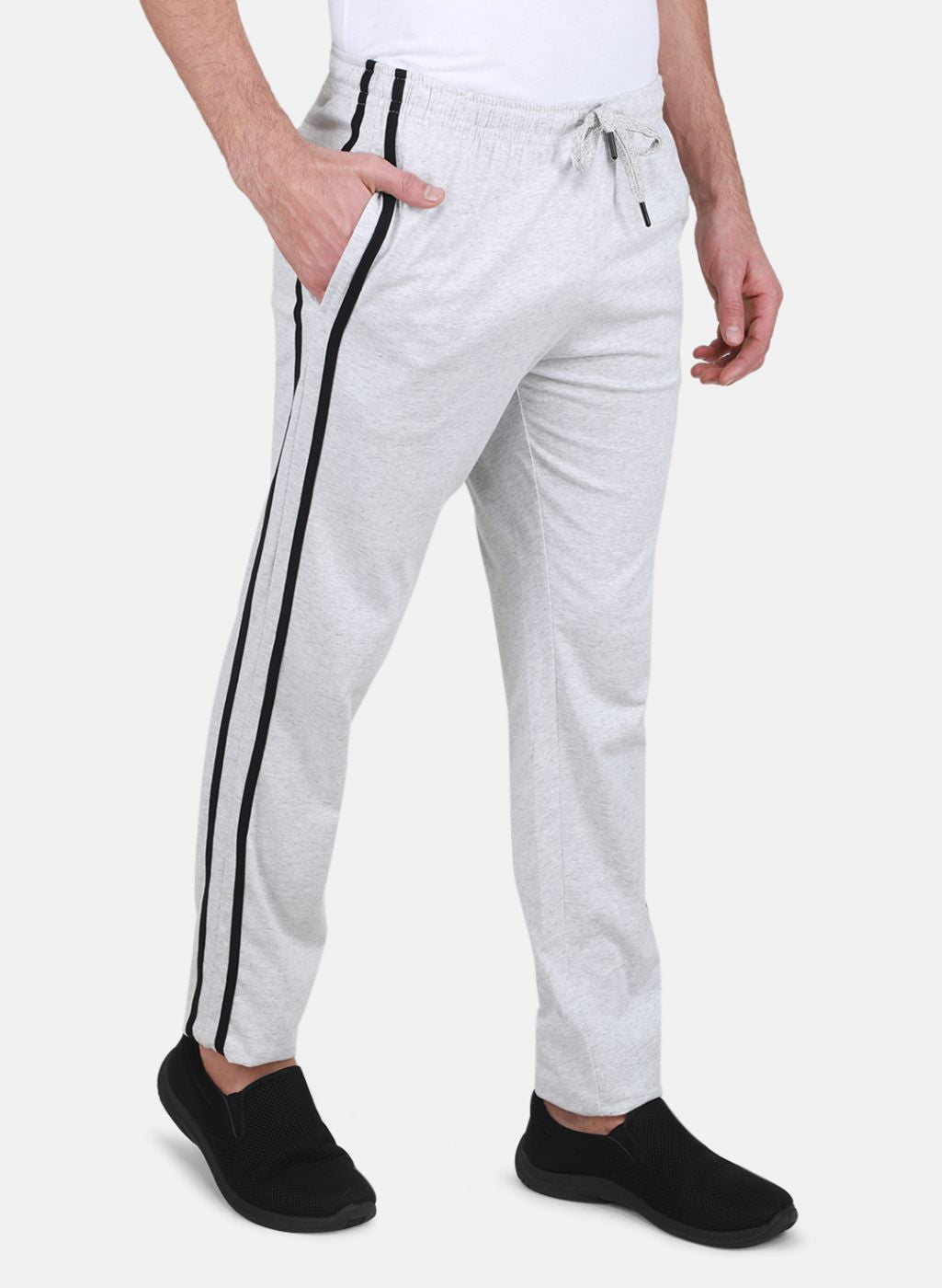 Men Grey Regular Fit Lower