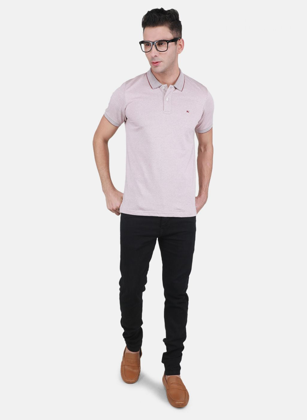 Men Maroon Solid T-Shirt