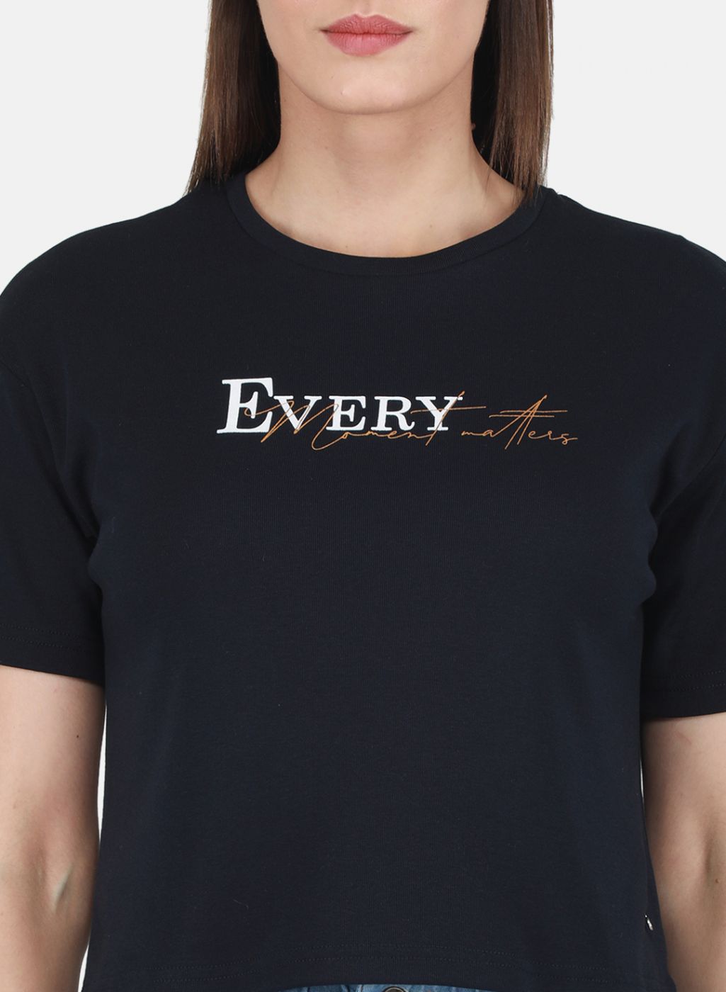 Women NAvy Blue Printed Top