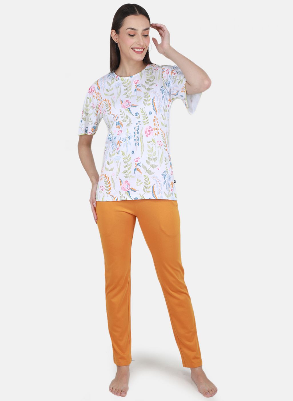 Women Multicolor Printed Lower Set