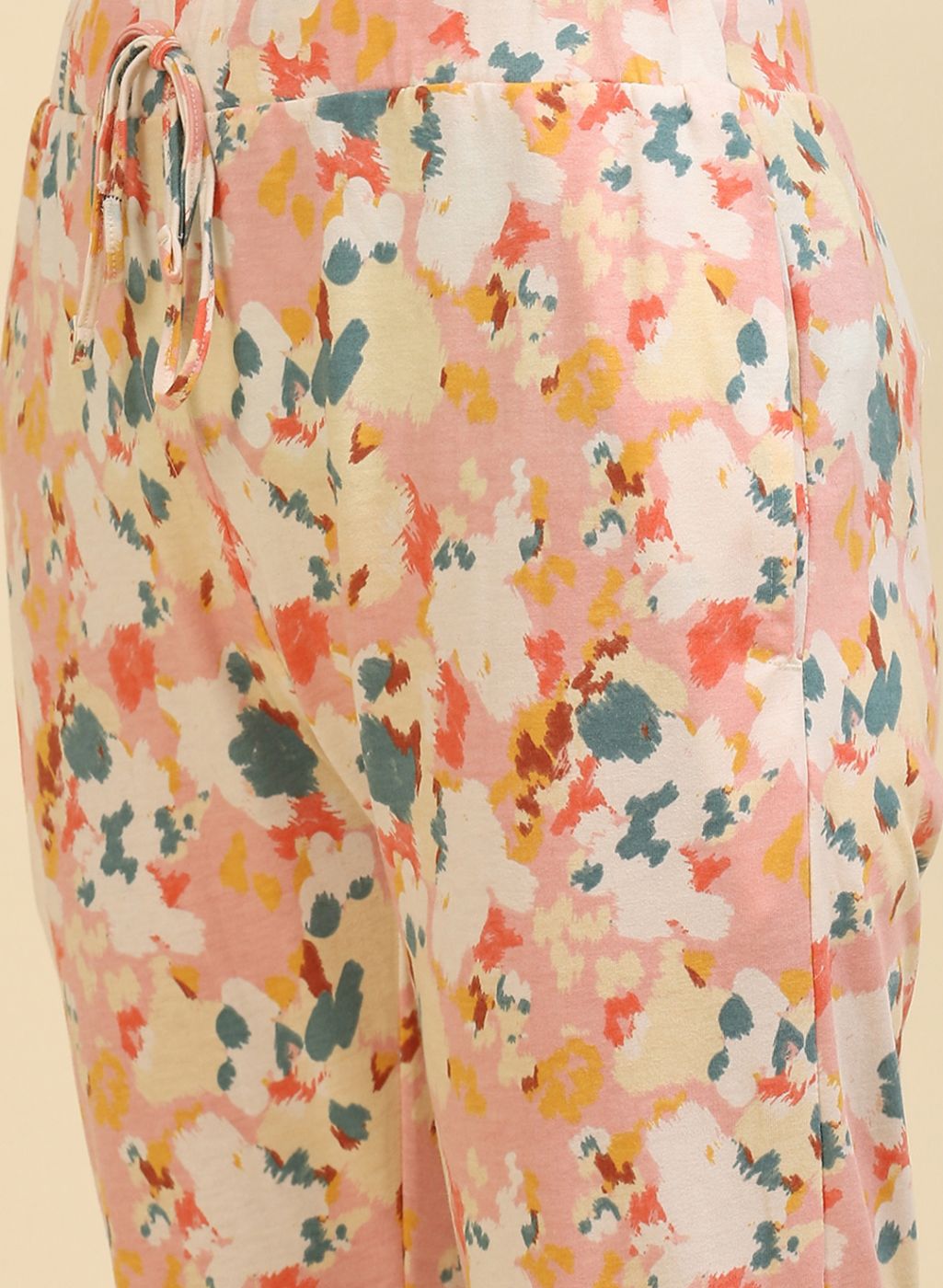 Women Blue Printed Lower Set