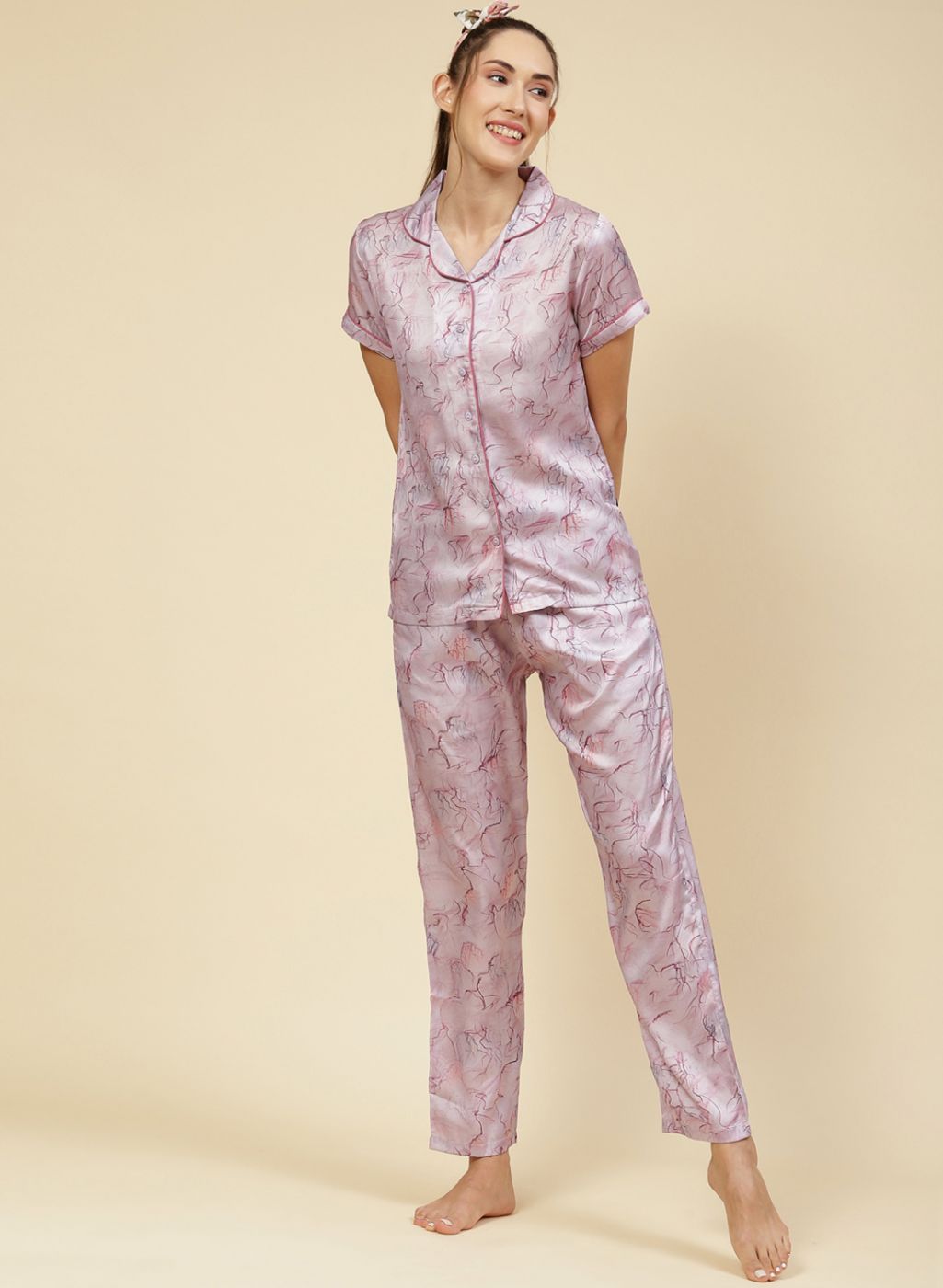 Women Multicolor Printed Lower Set