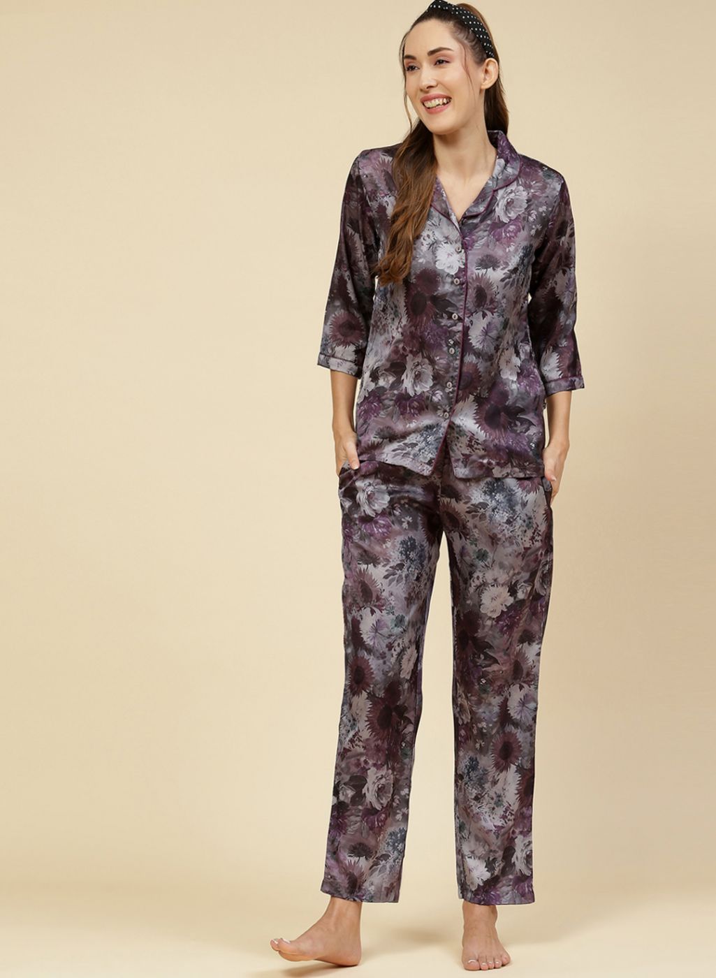 Women Multicolor Printed Lower Set