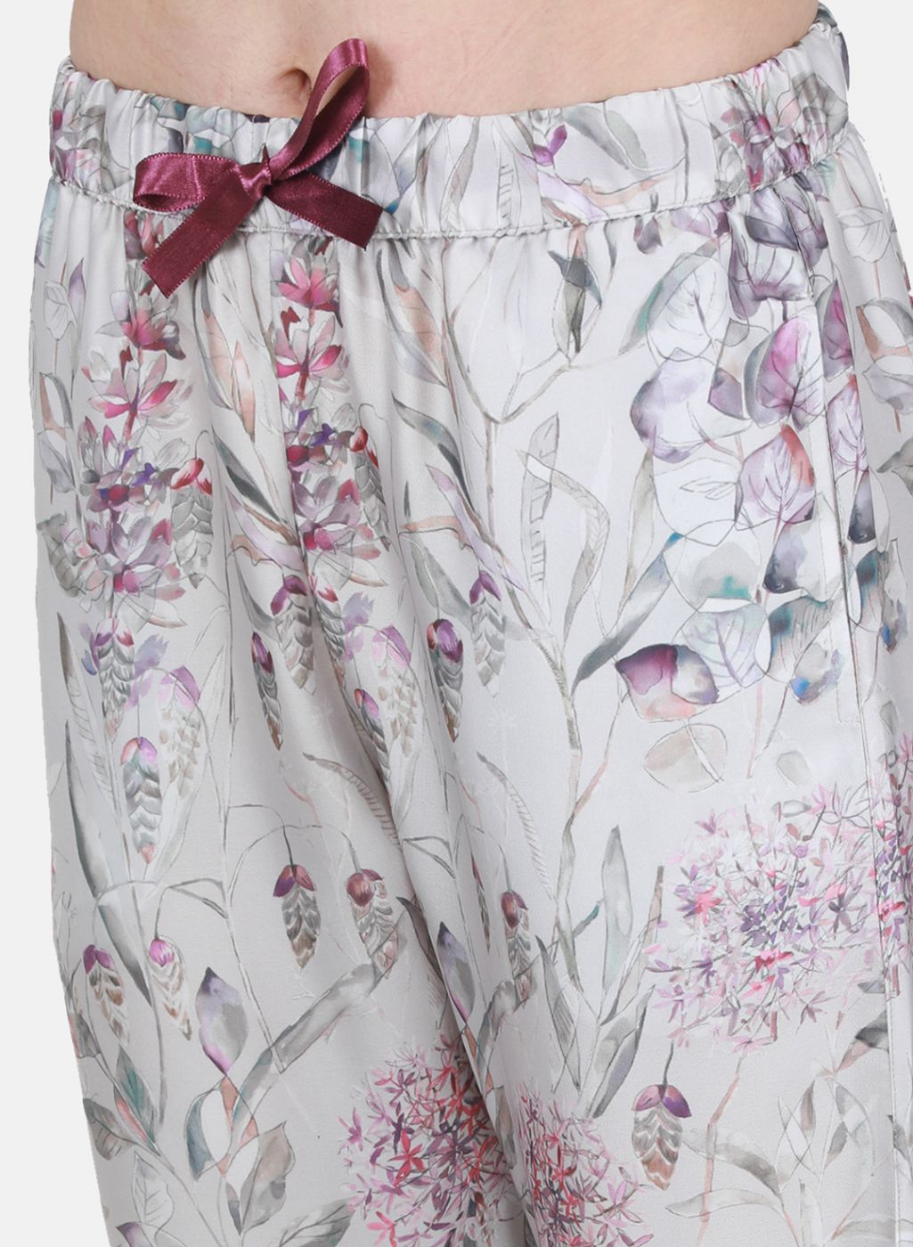 Women Grey Printed Lower Set