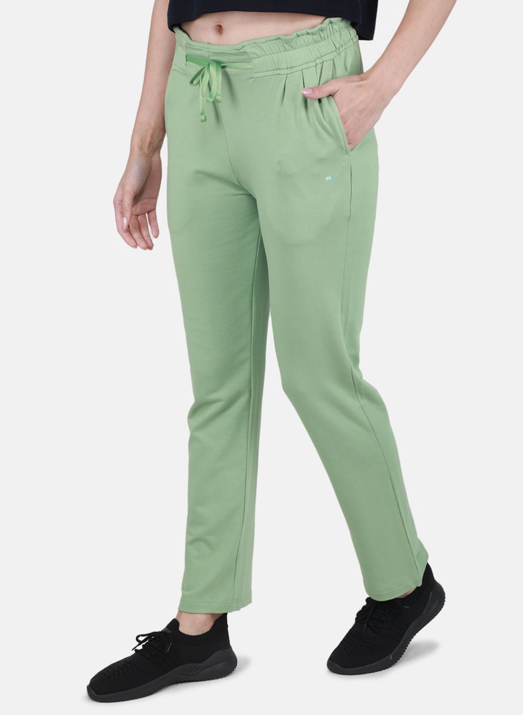 Women Green Regular Fit Lower
