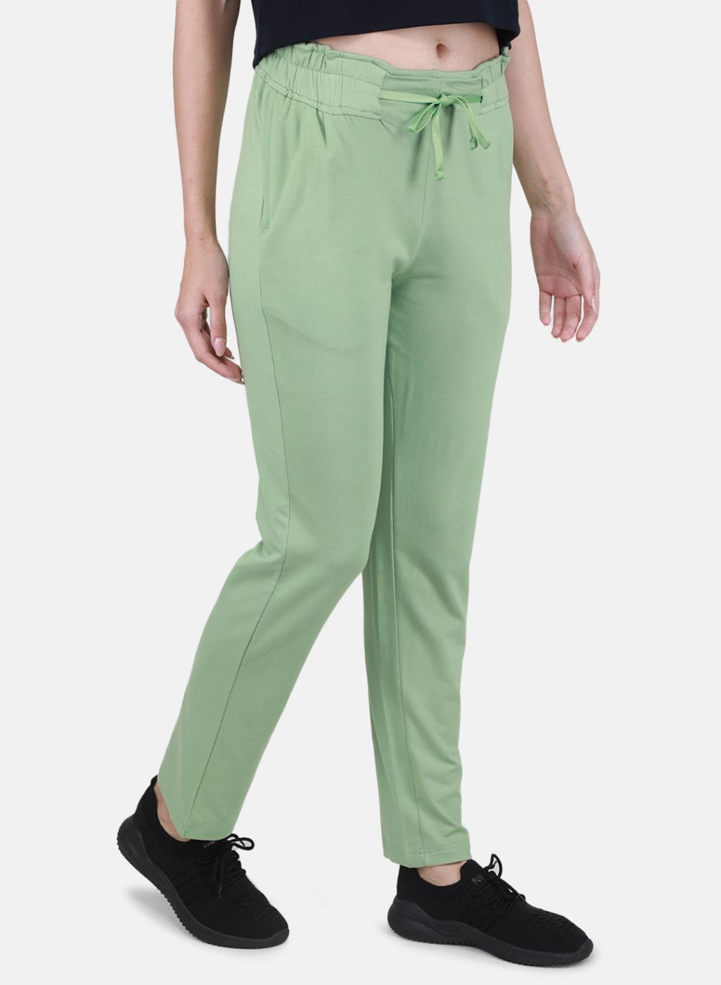 Women Green Regular Fit Lower