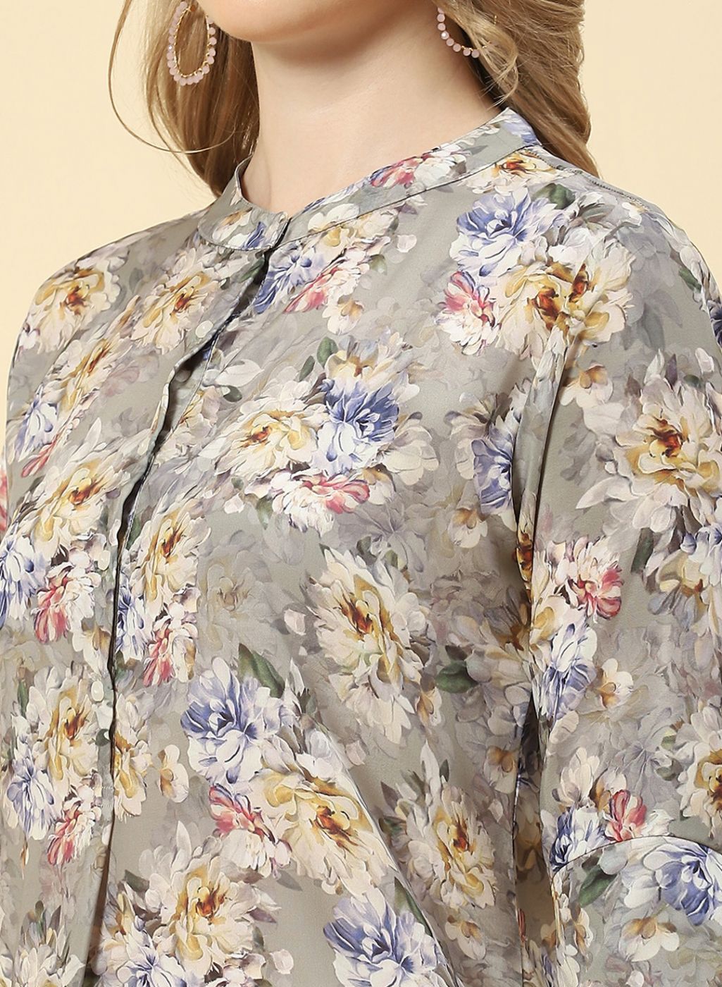 Women Green Printed Top