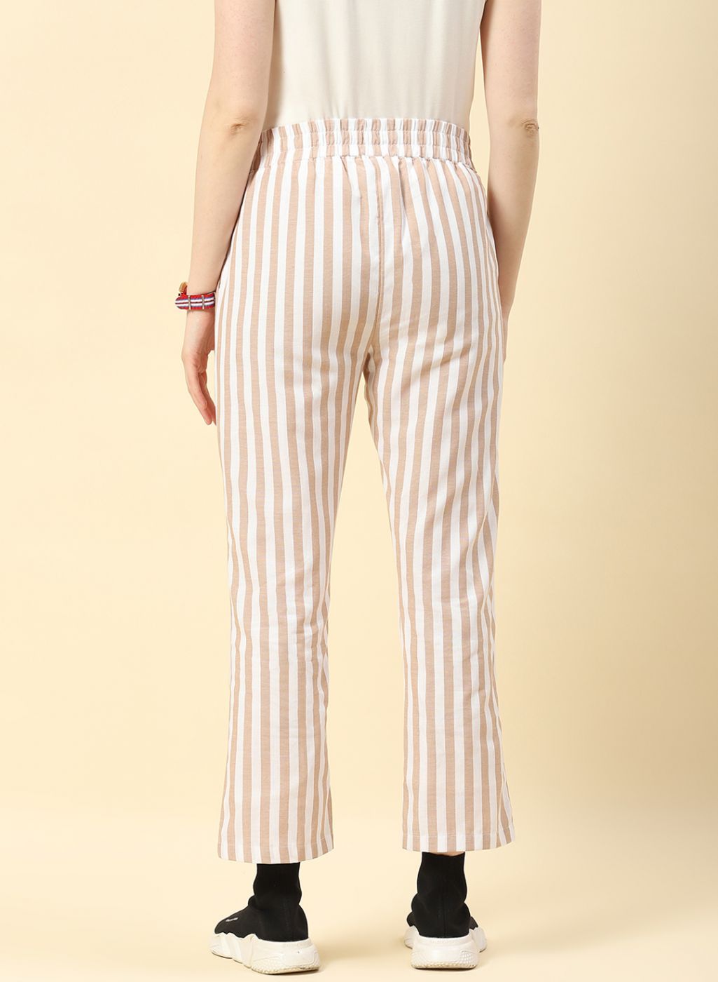 Women White Regular Fit Lower