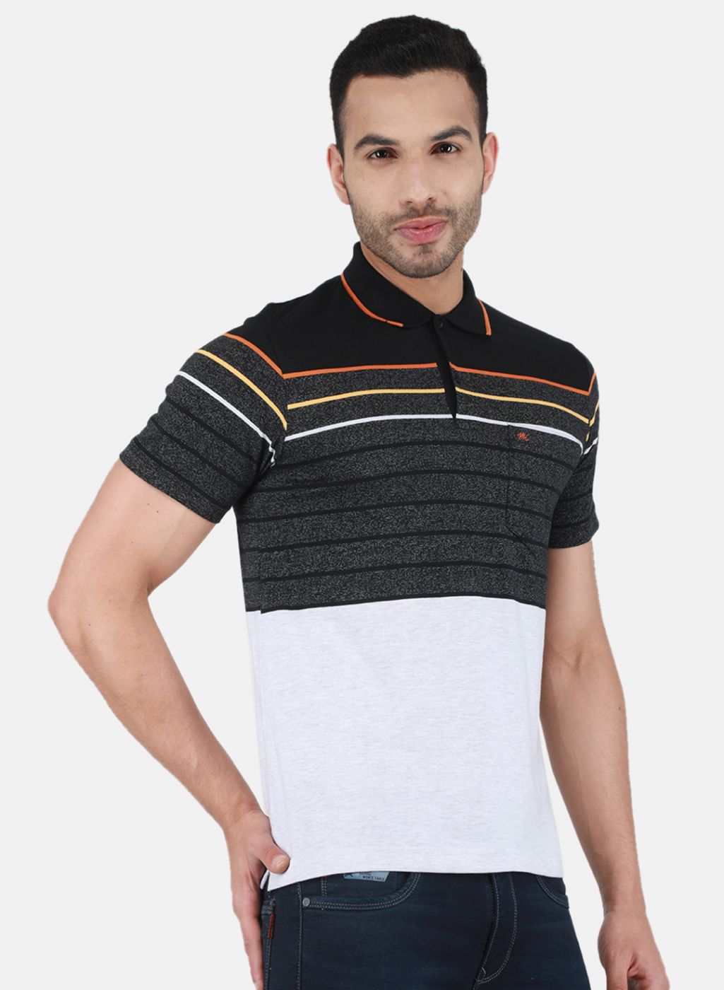 Men Black Printed T-Shirt