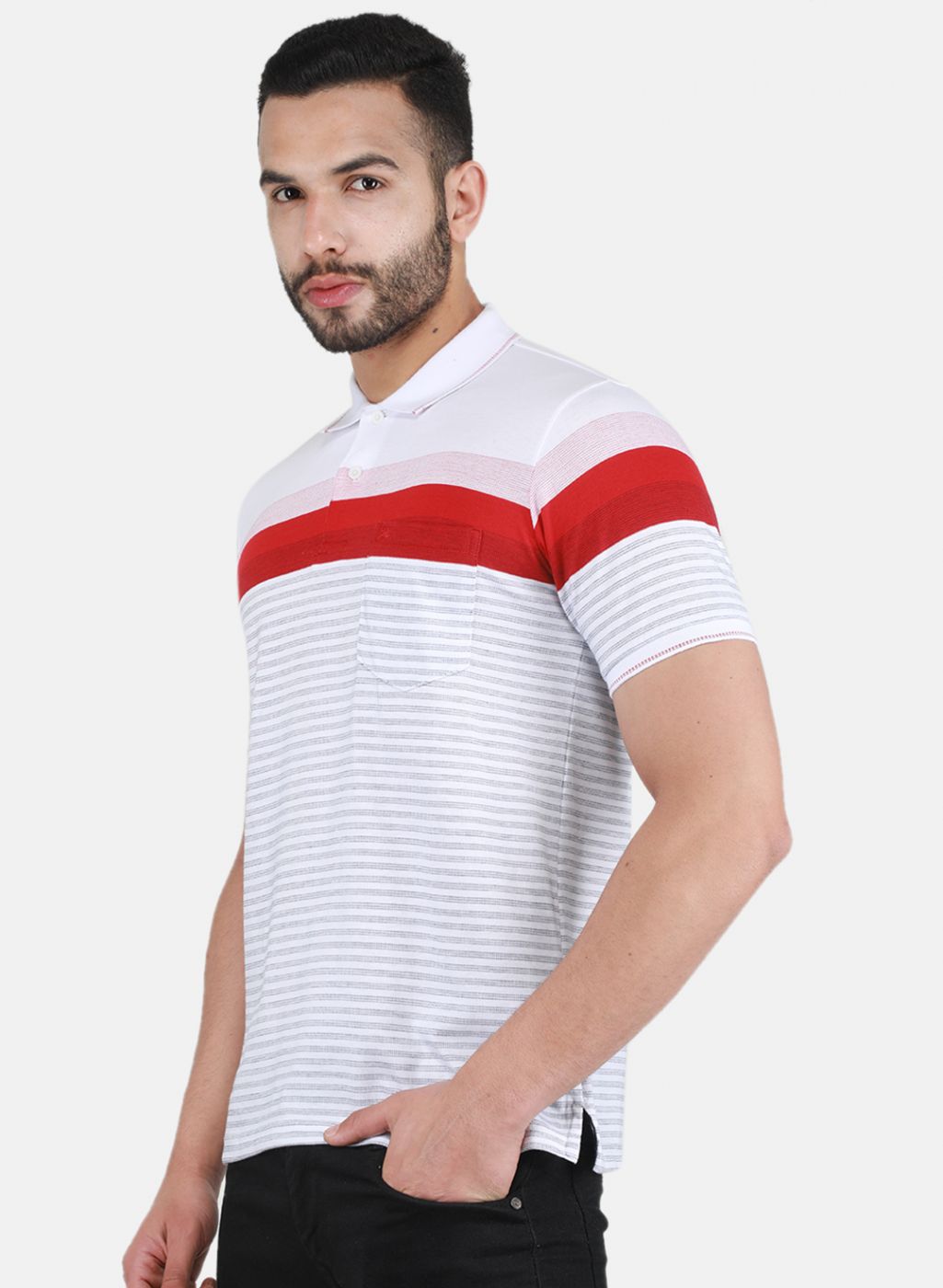 Men Red Printed T-Shirt