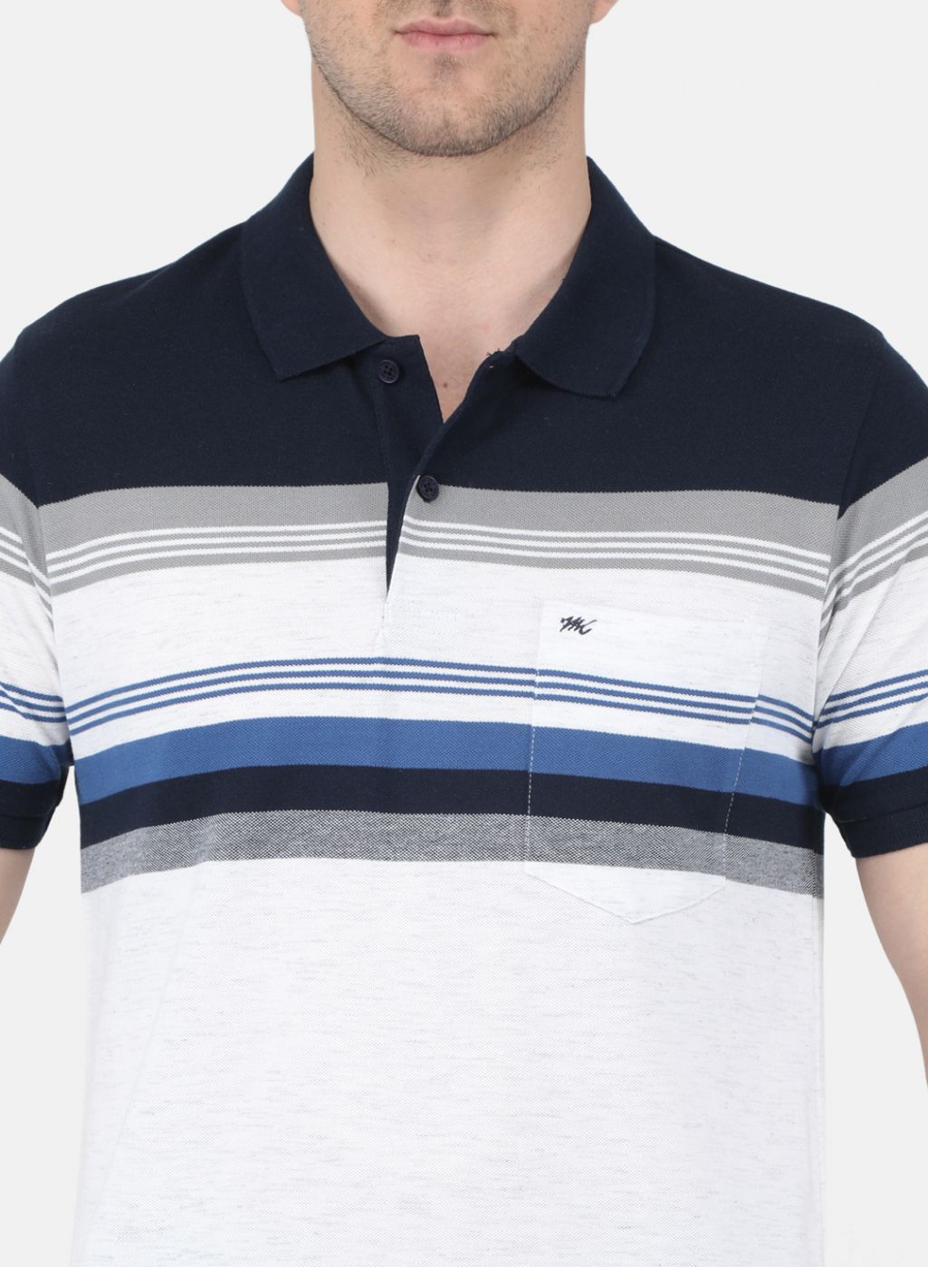 Men NAvy Blue Printed T-Shirt