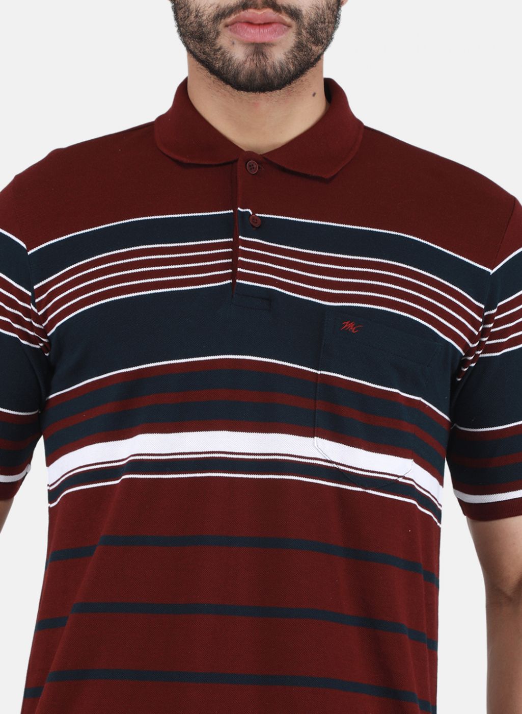 Men Maroon Printed T-Shirt