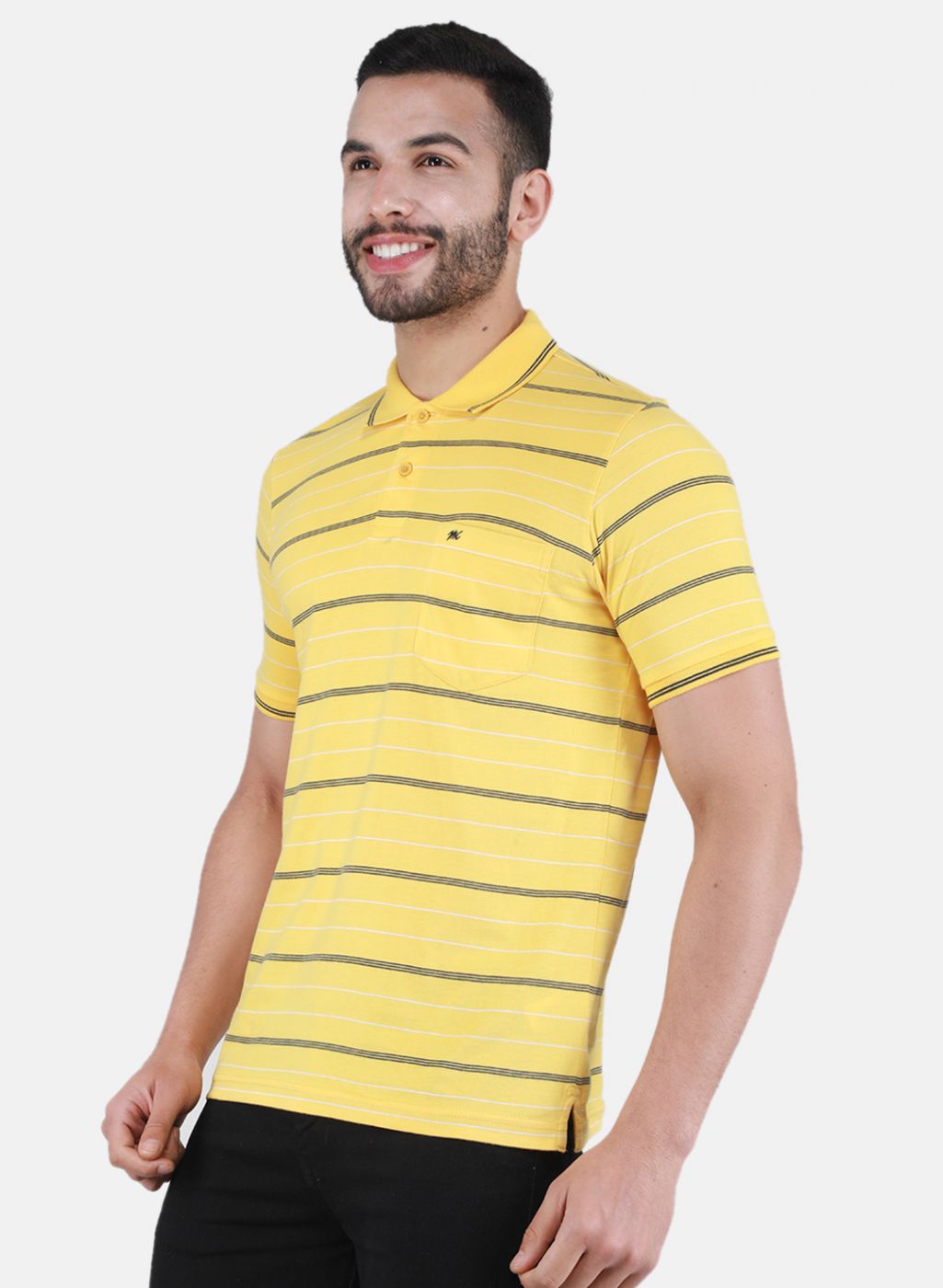 Men Yellow Printed T-Shirt