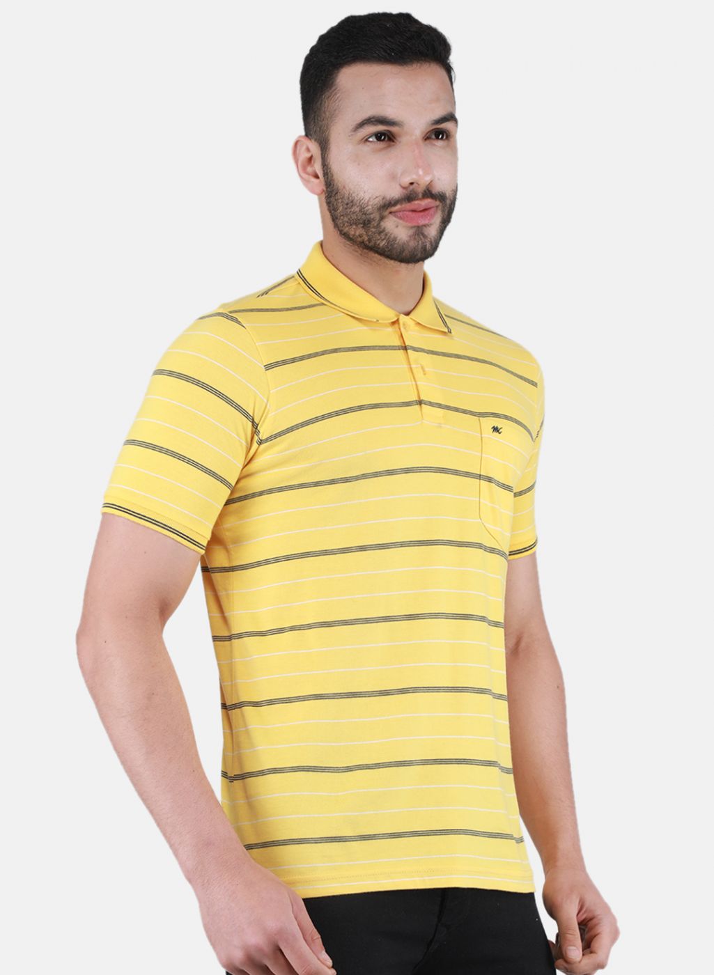 Men Yellow Printed T-Shirt