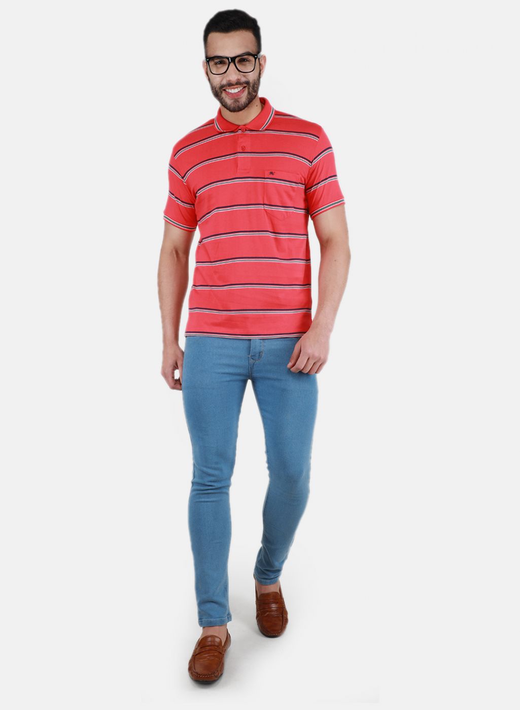 Men Red Printed T-Shirt