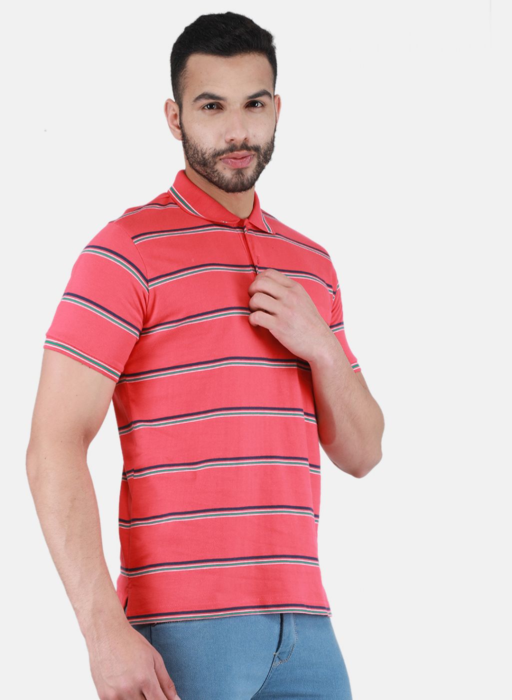 Men Red Printed T-Shirt