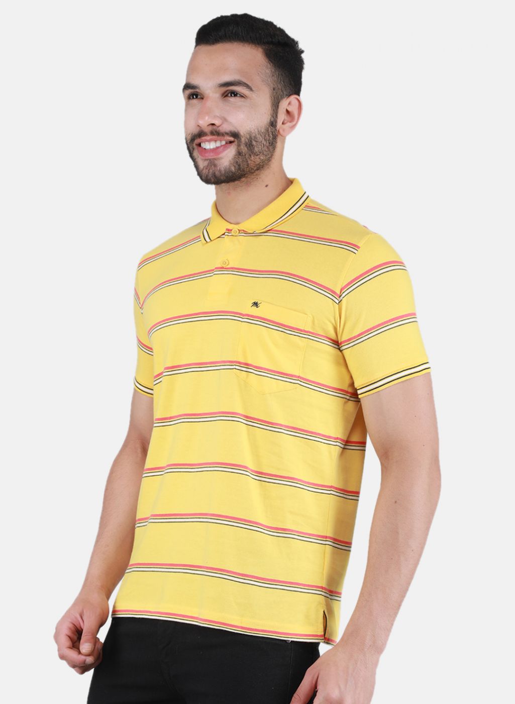 Men Yellow Printed T-Shirt