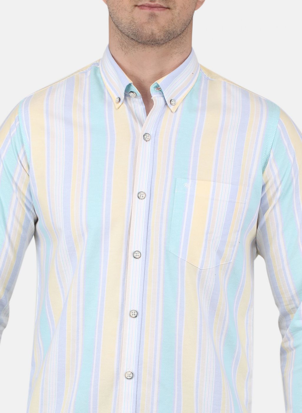 Men Yellow Printed Shirt