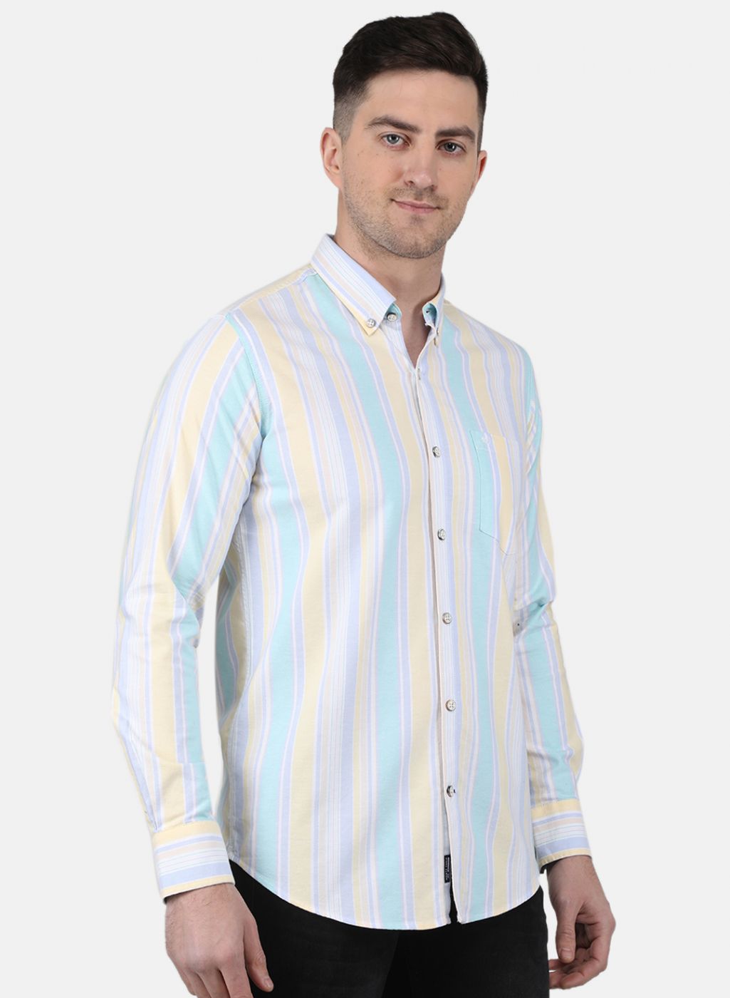 Men Yellow Printed Shirt