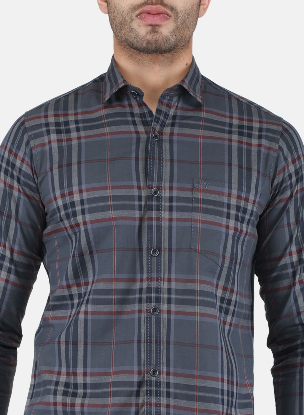 Men Yellow Check Shirt