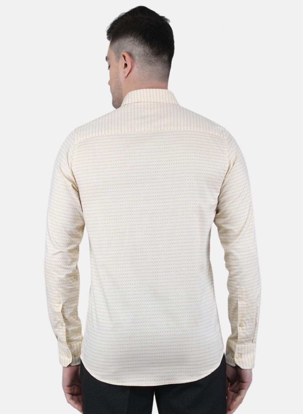 Men Yellow Printed Shirt