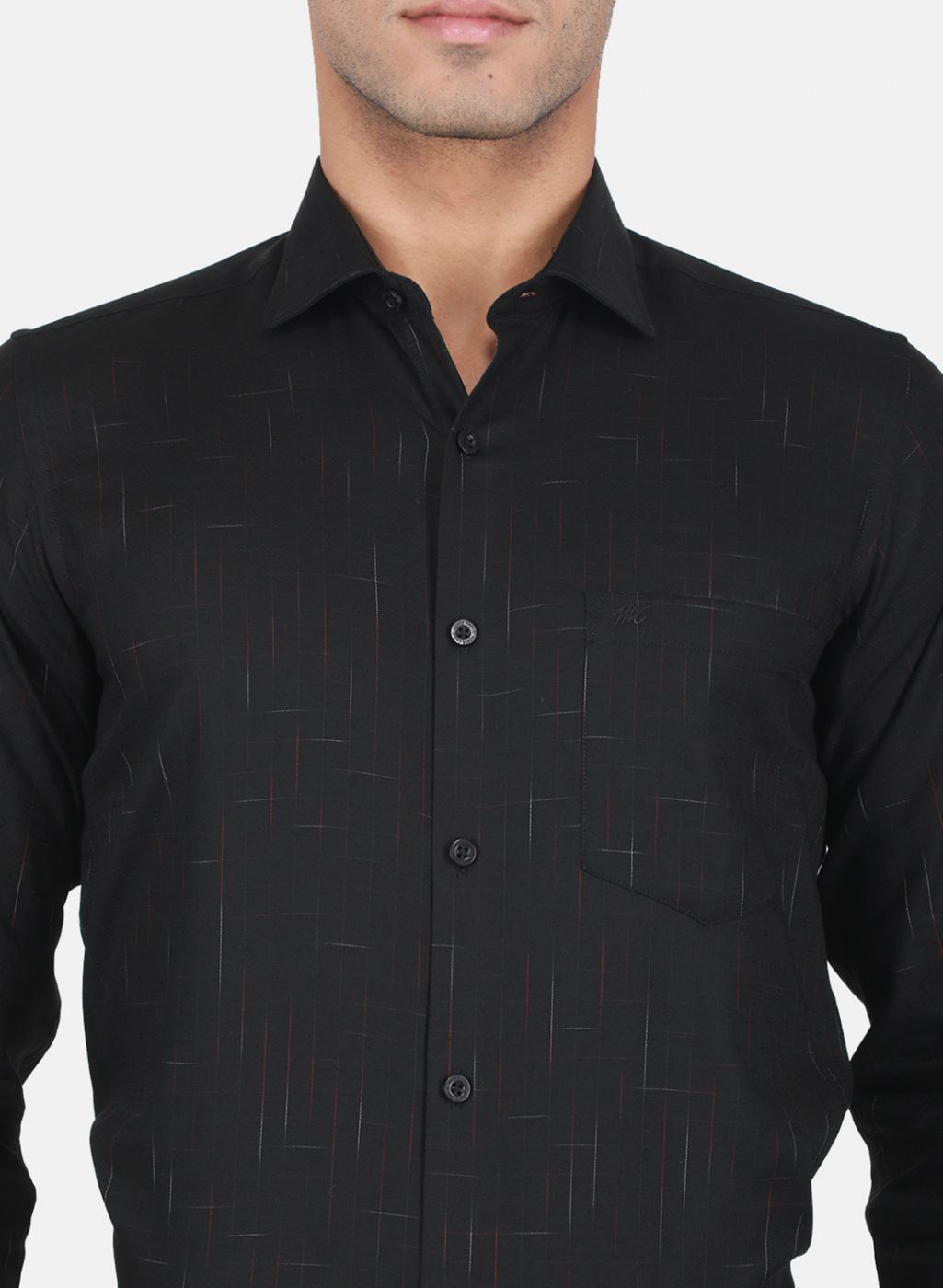 Men Black Solid Shirt