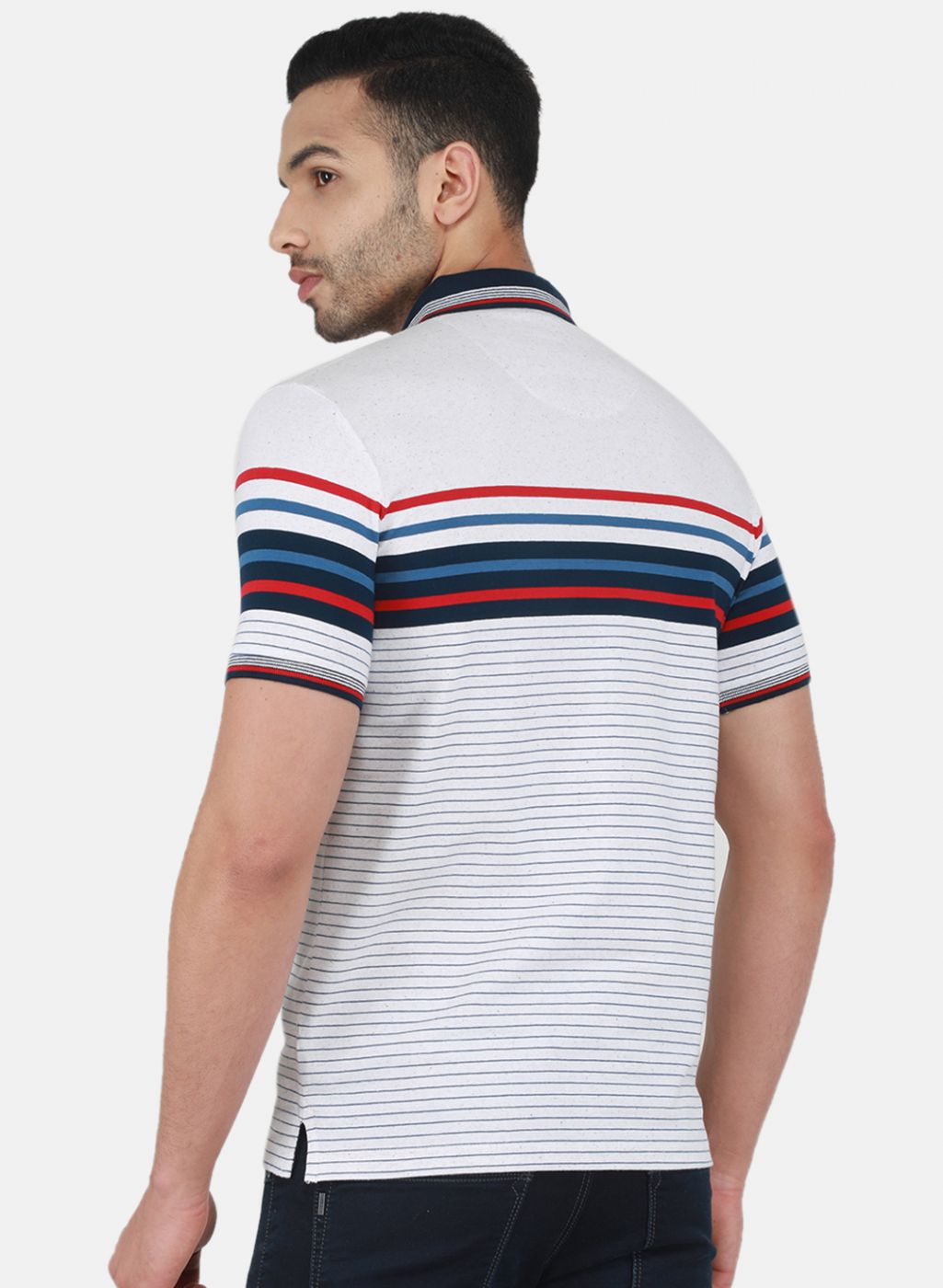 Men Off White Printed T-Shirt