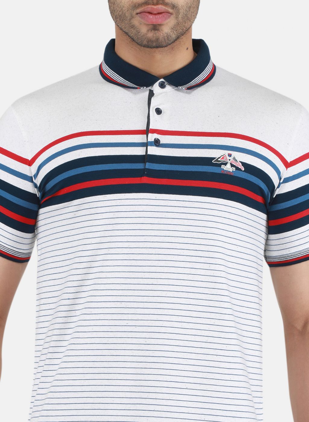 Men Off White Printed T-Shirt