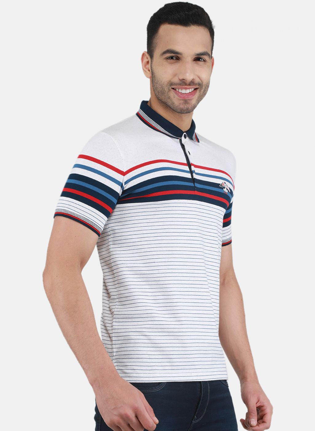 Men Off White Printed T-Shirt