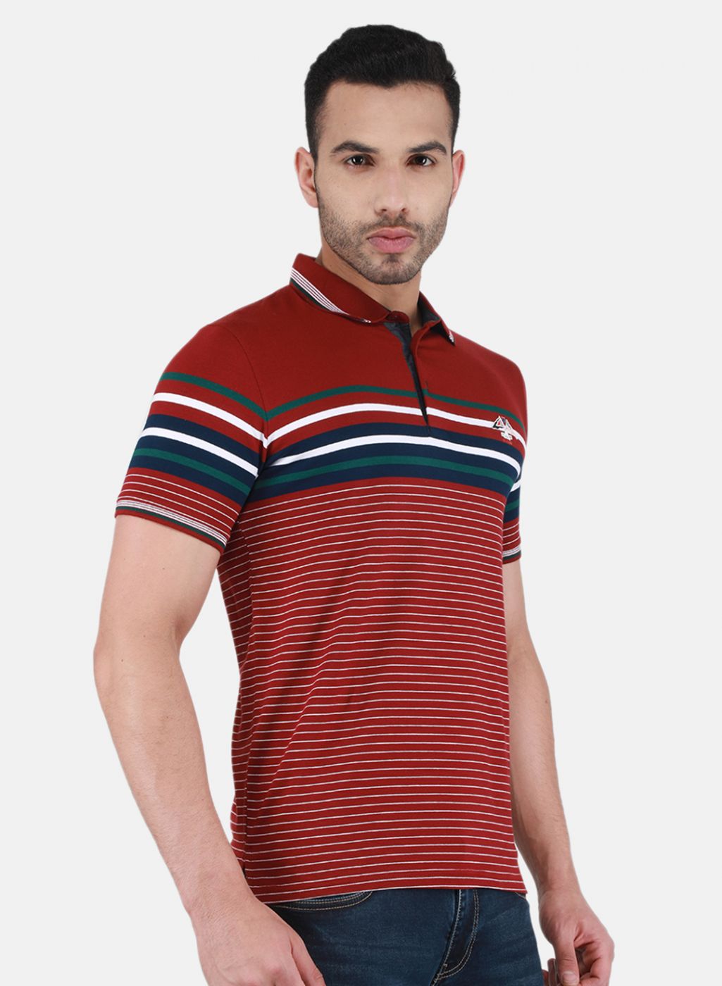 Men Maroon Printed T-Shirt