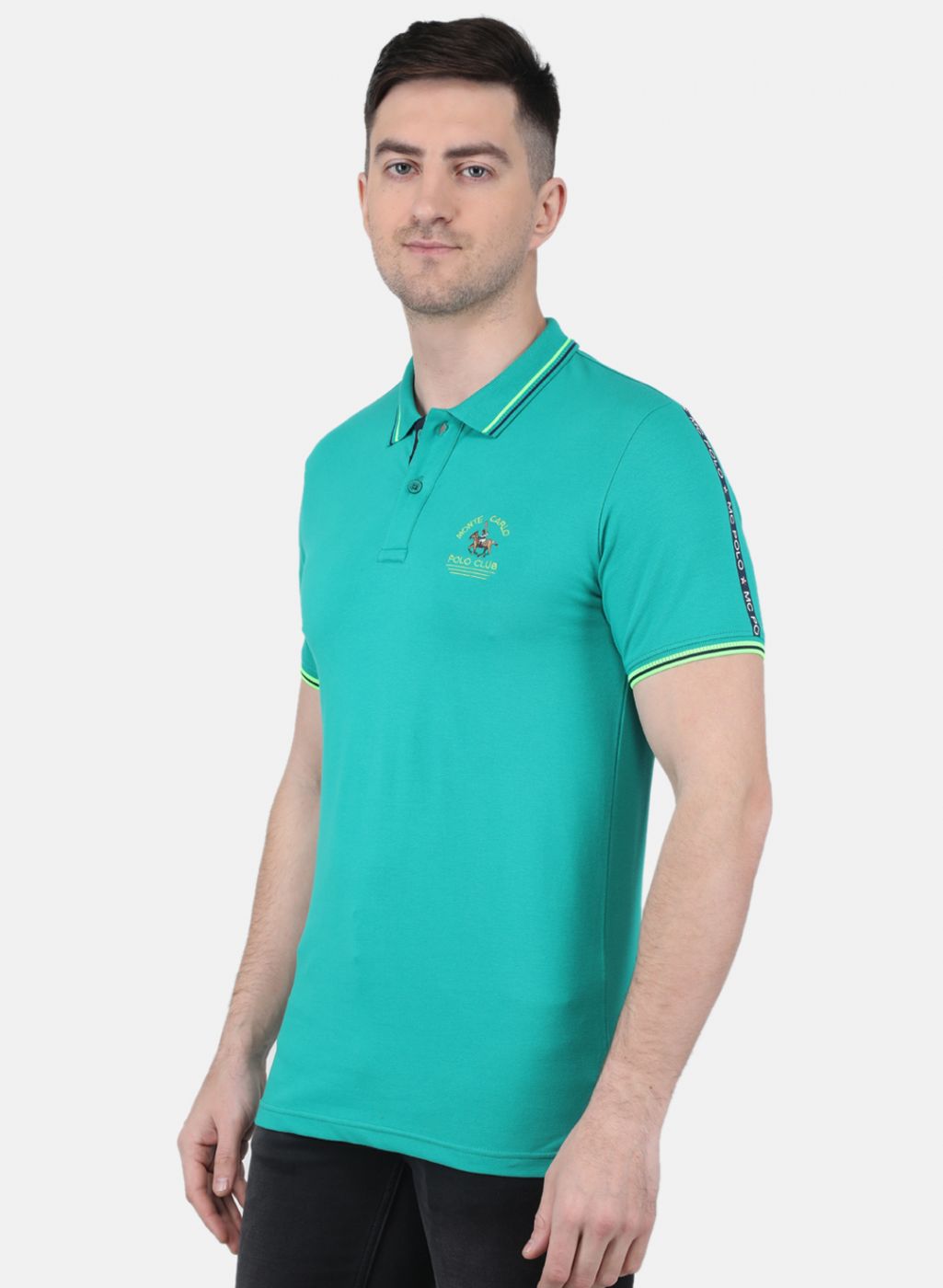 Men Green Printed T-Shirt
