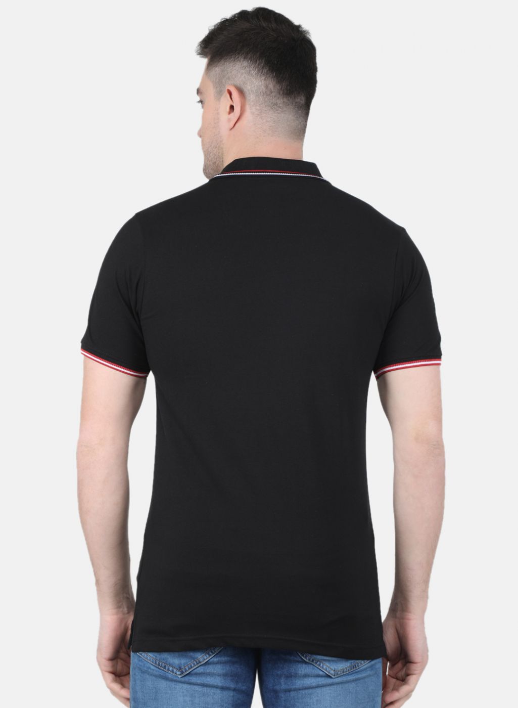 Men Black Printed T-Shirt